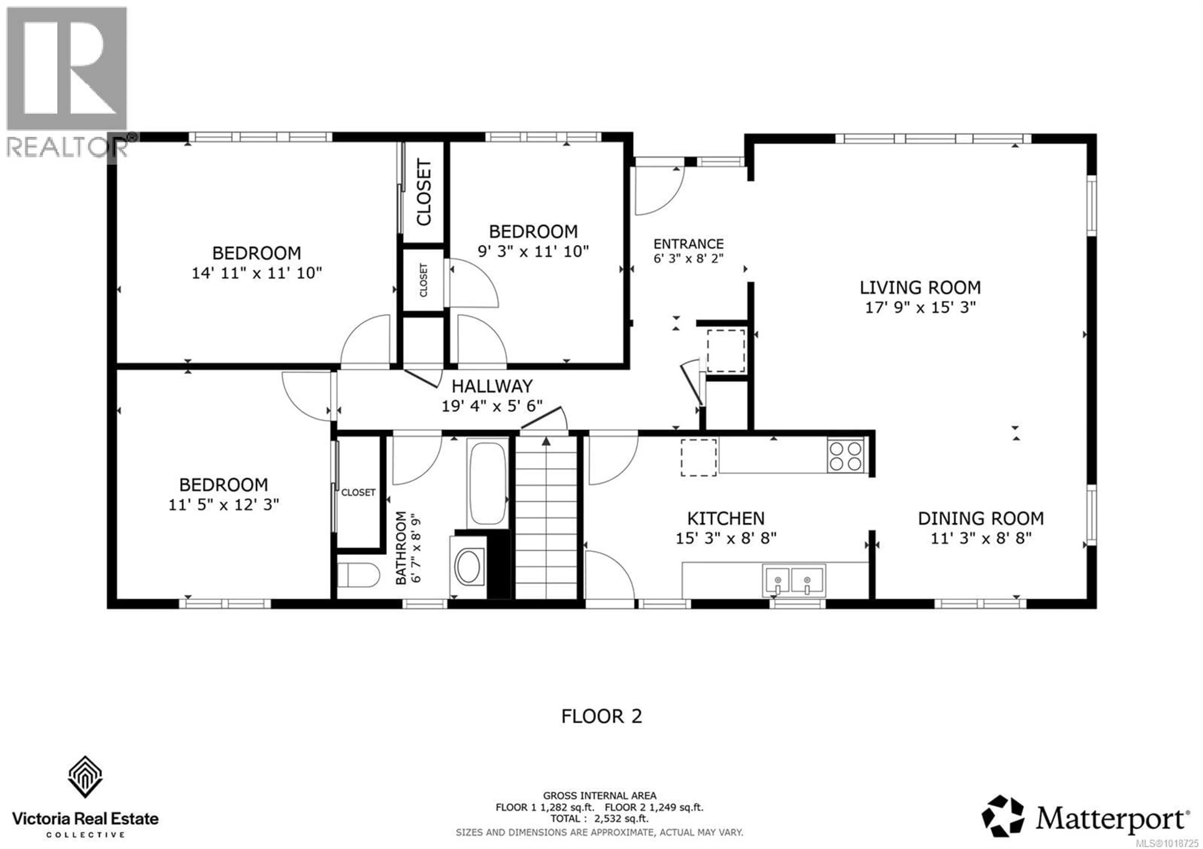 Floor plan for 1995 FAIRFIELD ROAD, Victoria British Columbia V8S1H5