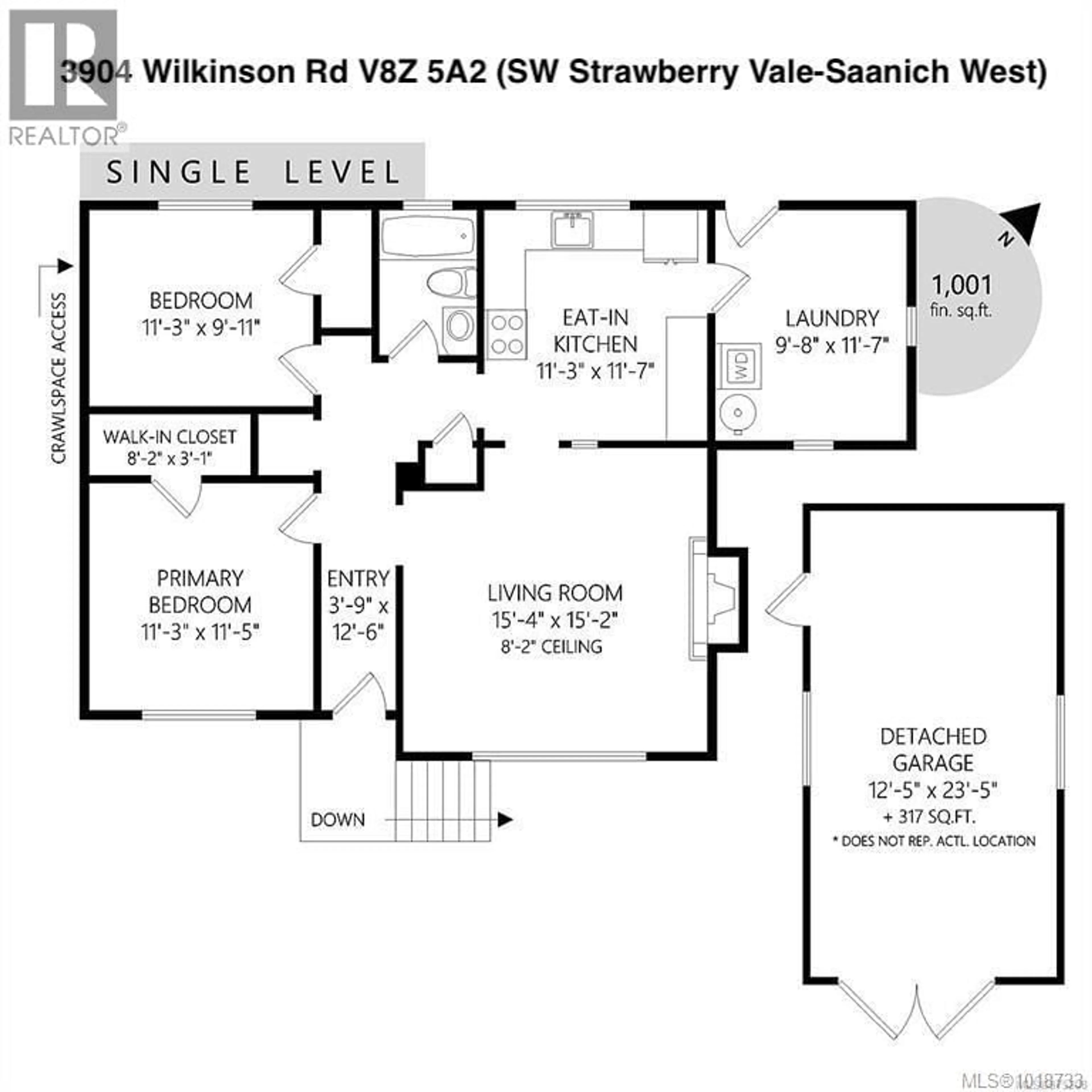 Floor plan for 3904 WILKINSON ROAD, Saanich British Columbia V8Z5A2