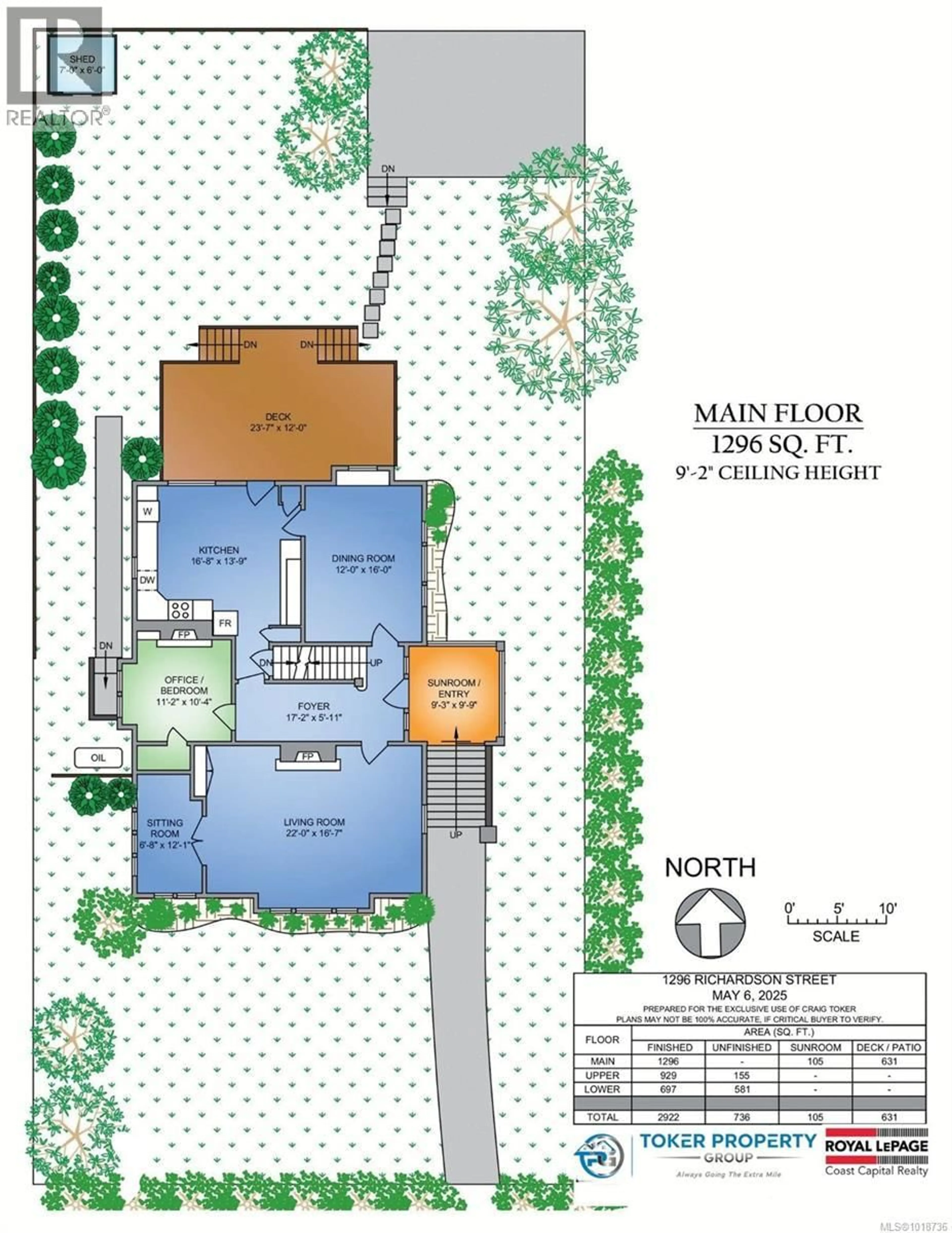 Floor plan for 1296 RICHARDSON STREET, Victoria British Columbia V8V3E1