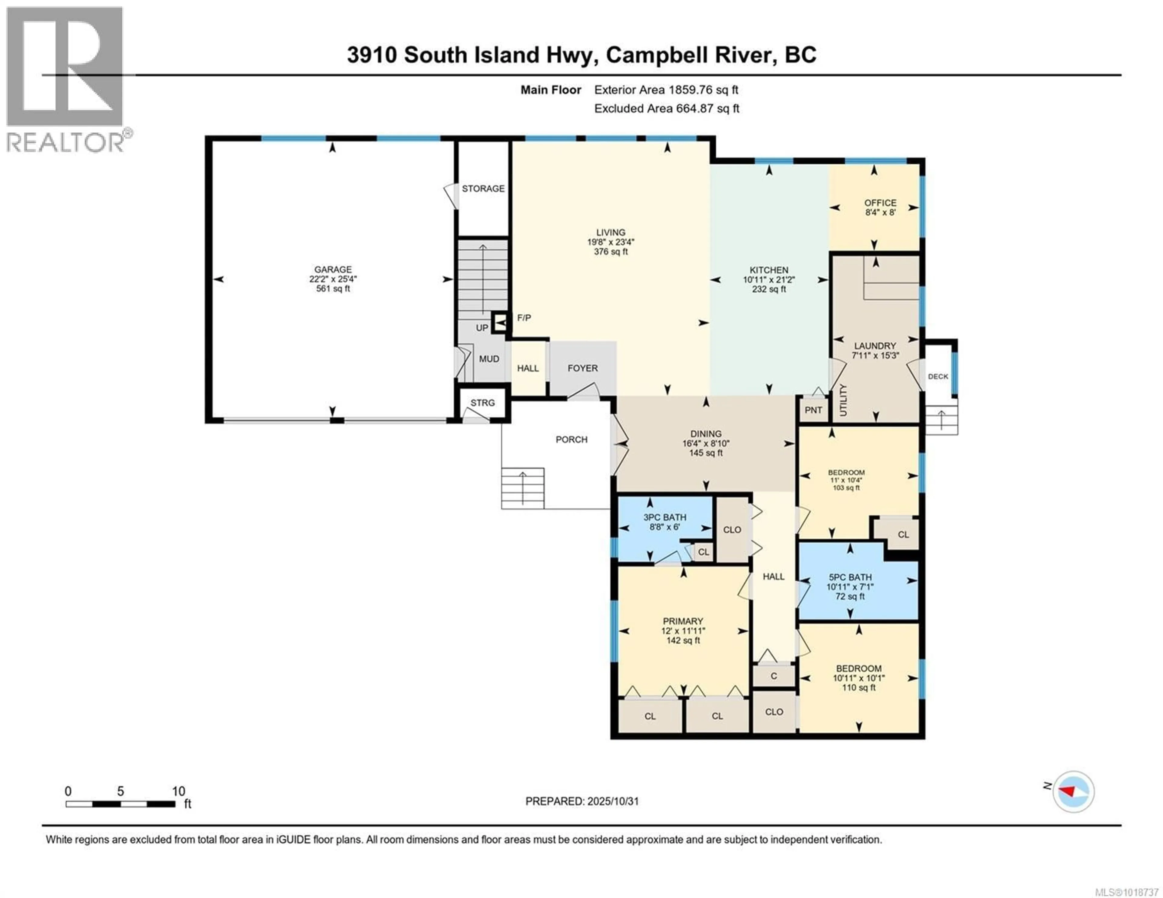 Floor plan for 3910 ISLAND HIGHWAY, Campbell River British Columbia V9H1M1