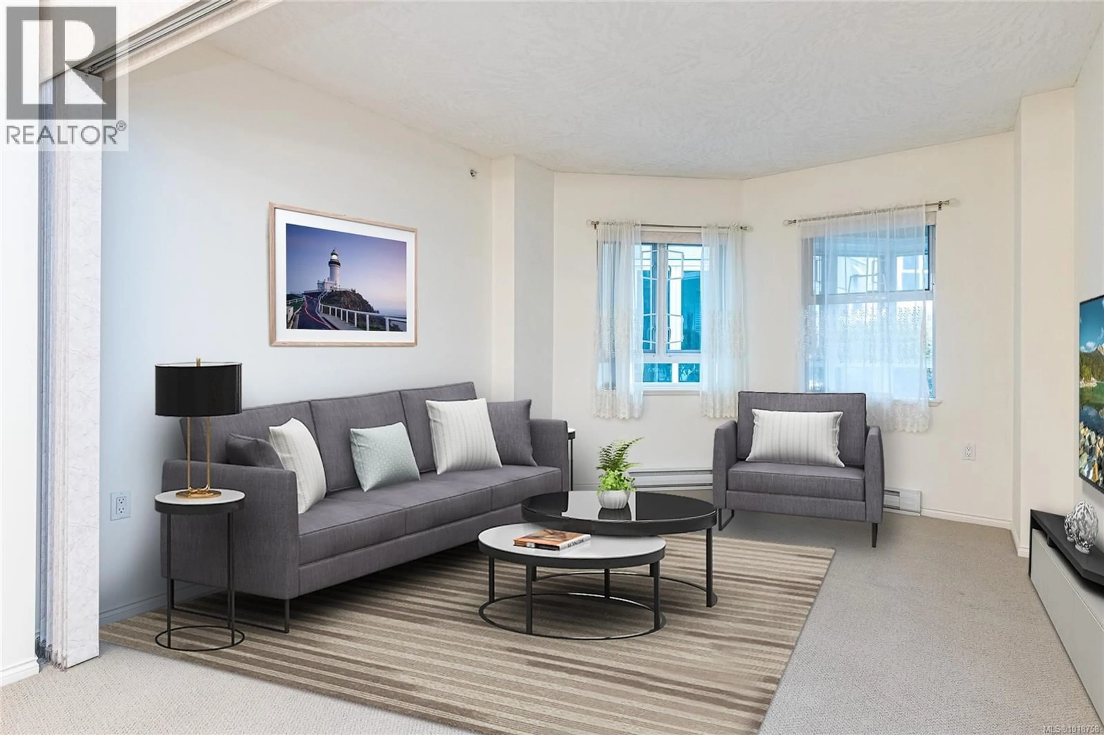 Living room with furniture, unknown for 105 - 1521 CHURCH AVENUE, Saanich British Columbia V8P5T7