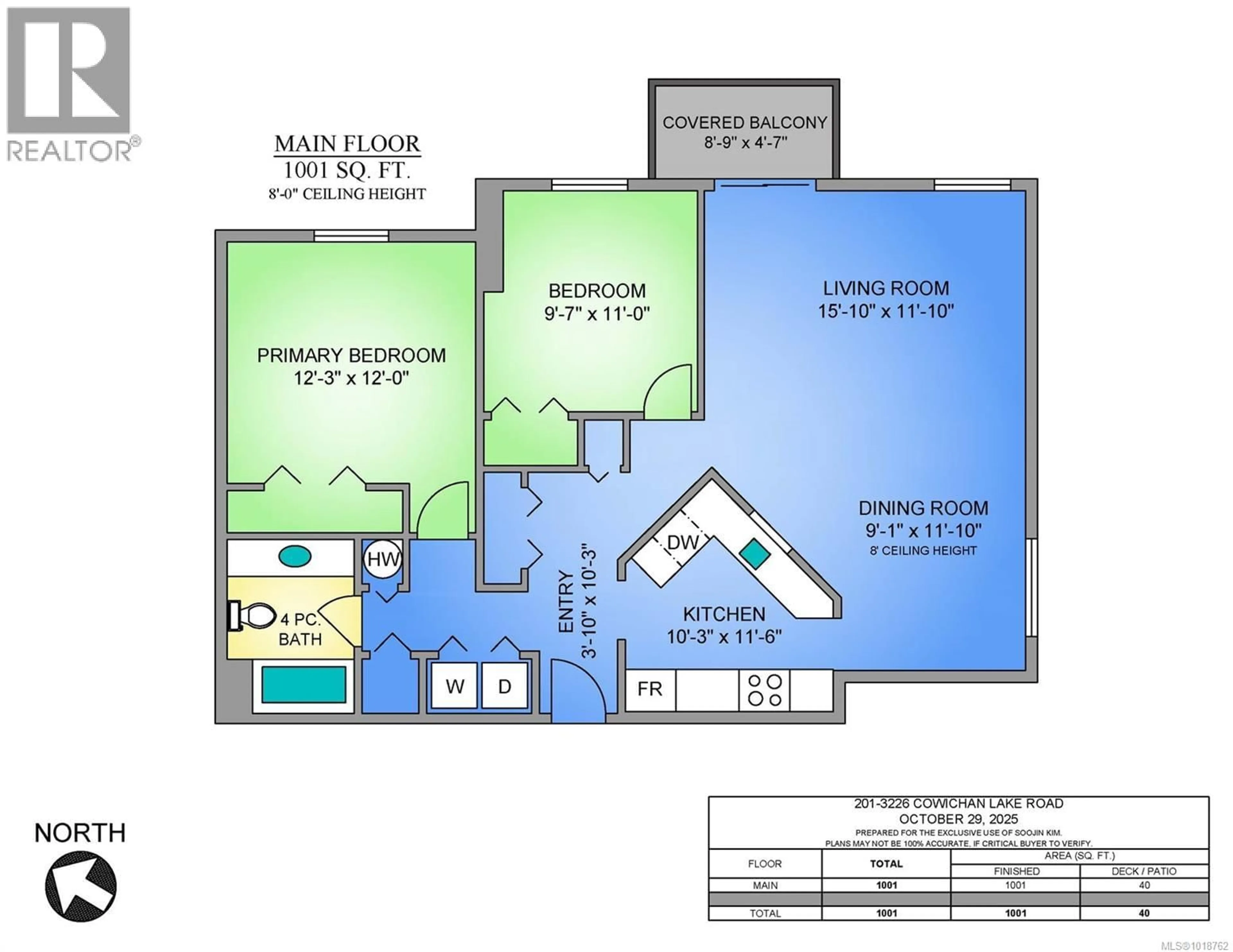 Floor plan for 201 - 3226 COWICHAN LAKE ROAD, Duncan British Columbia V9L4B9