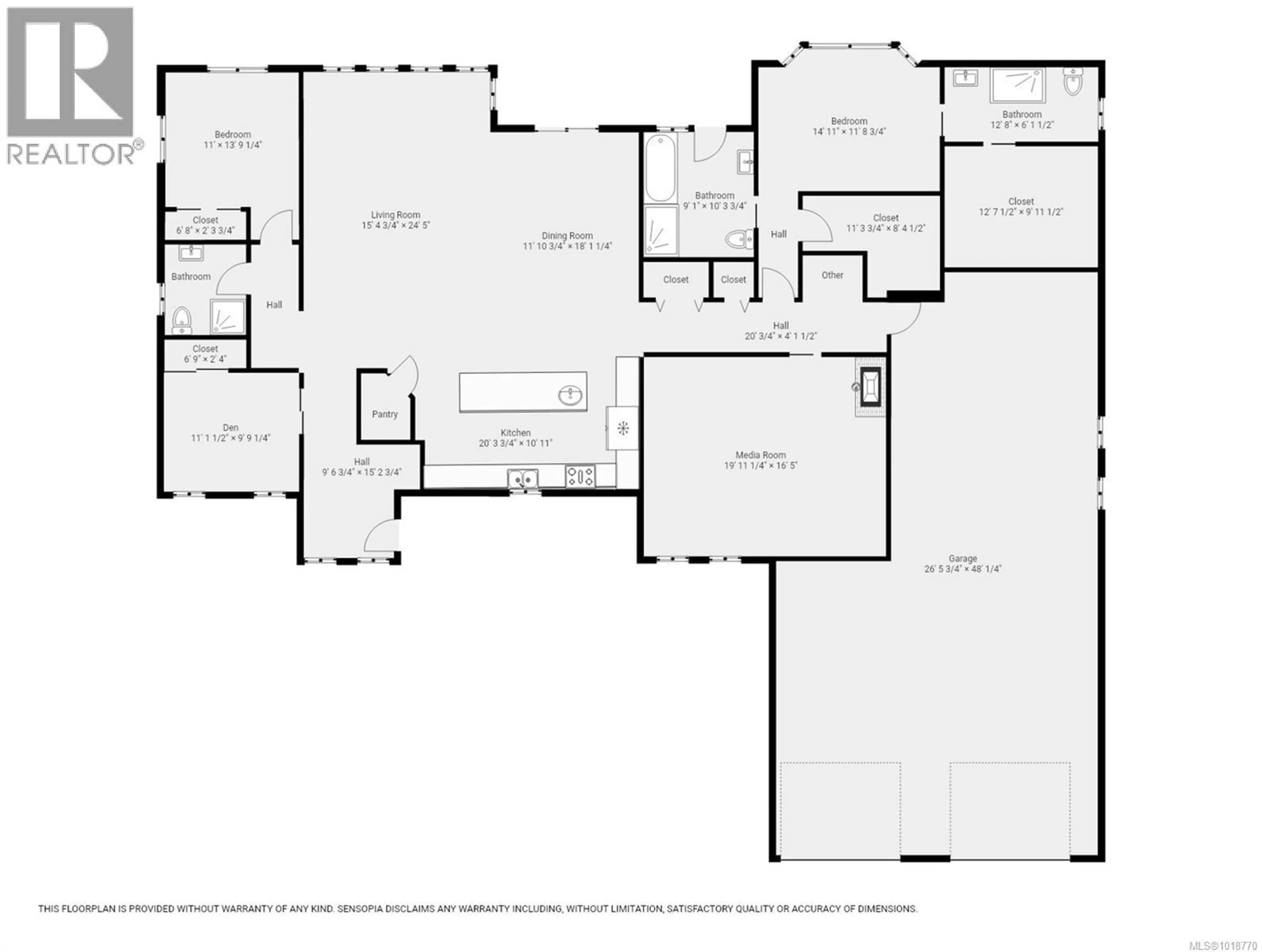 Floor plan for 3885 DISCOVERY DRIVE, Campbell River British Columbia V9W4X5