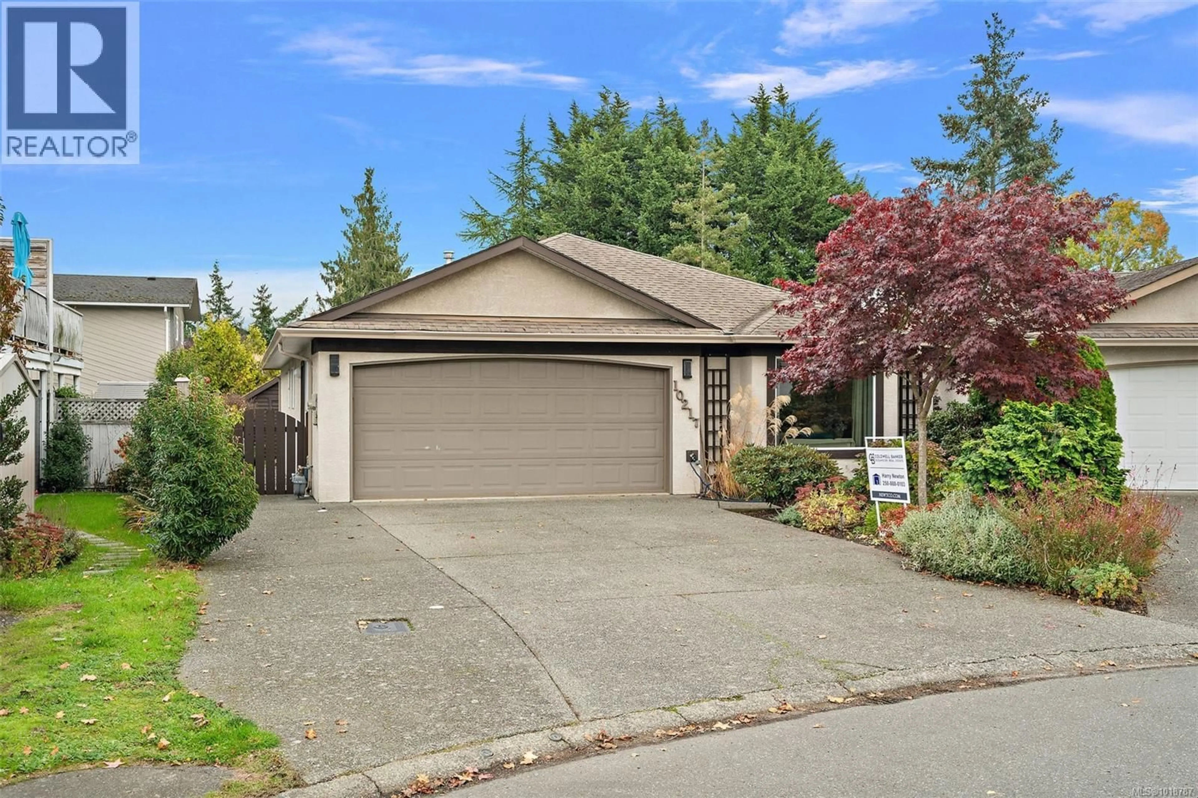 Home with vinyl exterior material, street for 10217 ROBINIA PLACE, Sidney British Columbia V8L4M3