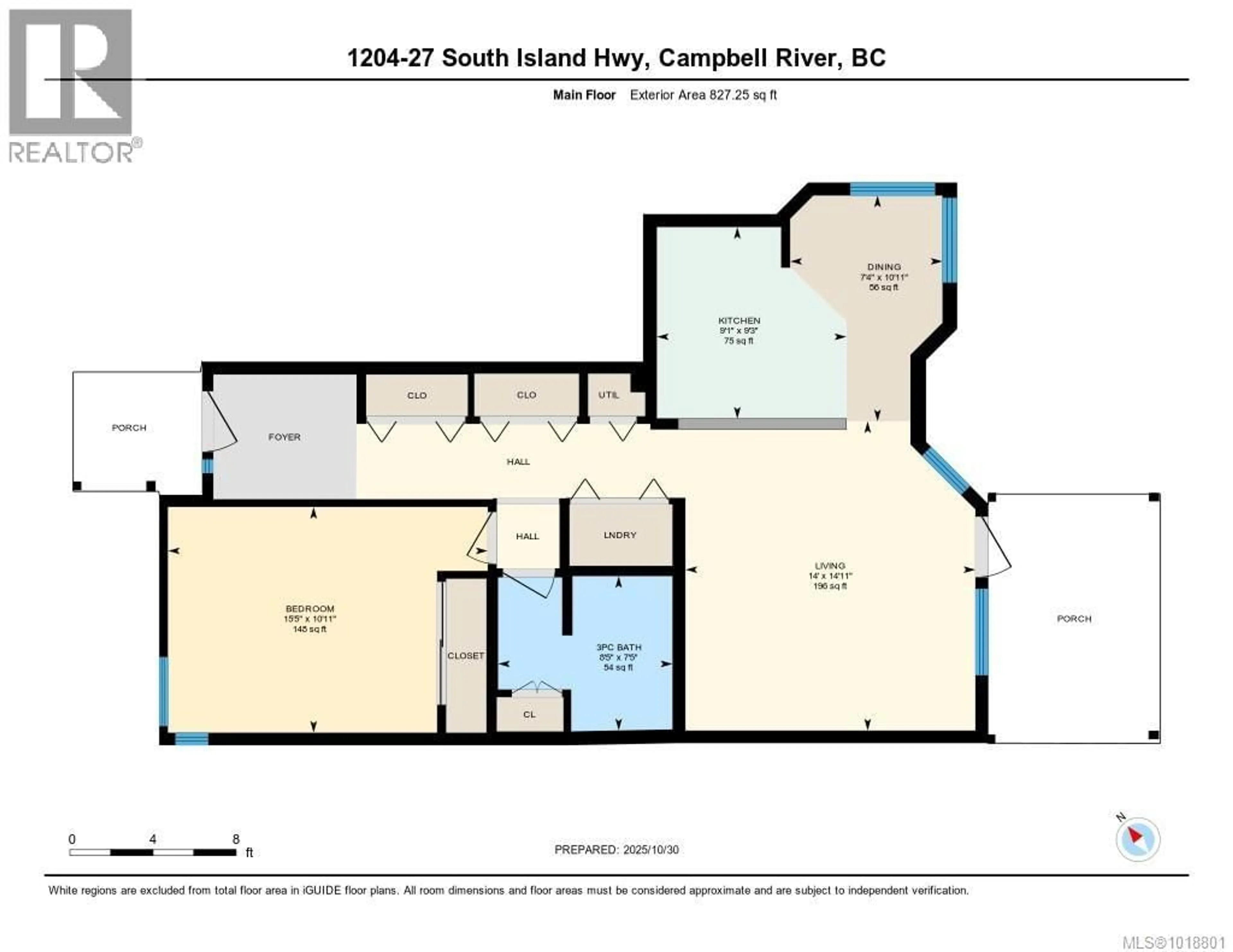Floor plan for 1204 - 27 ISLAND HIGHWAY SOUTH, Campbell River British Columbia V9W1A2