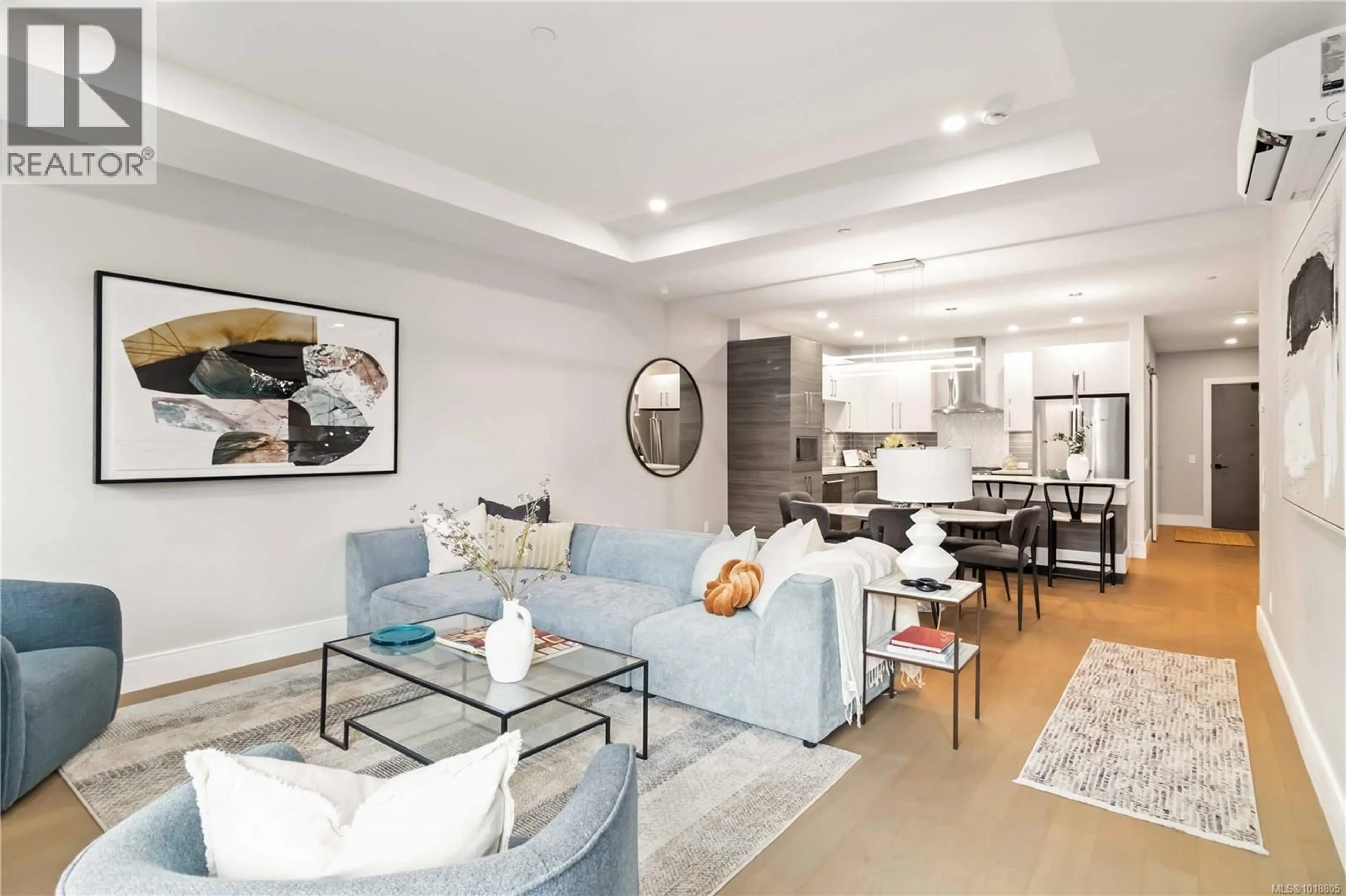 Living room with furniture, unknown for 306 - 986 DOUMAC AVENUE, Saanich British Columbia V8Y1M4