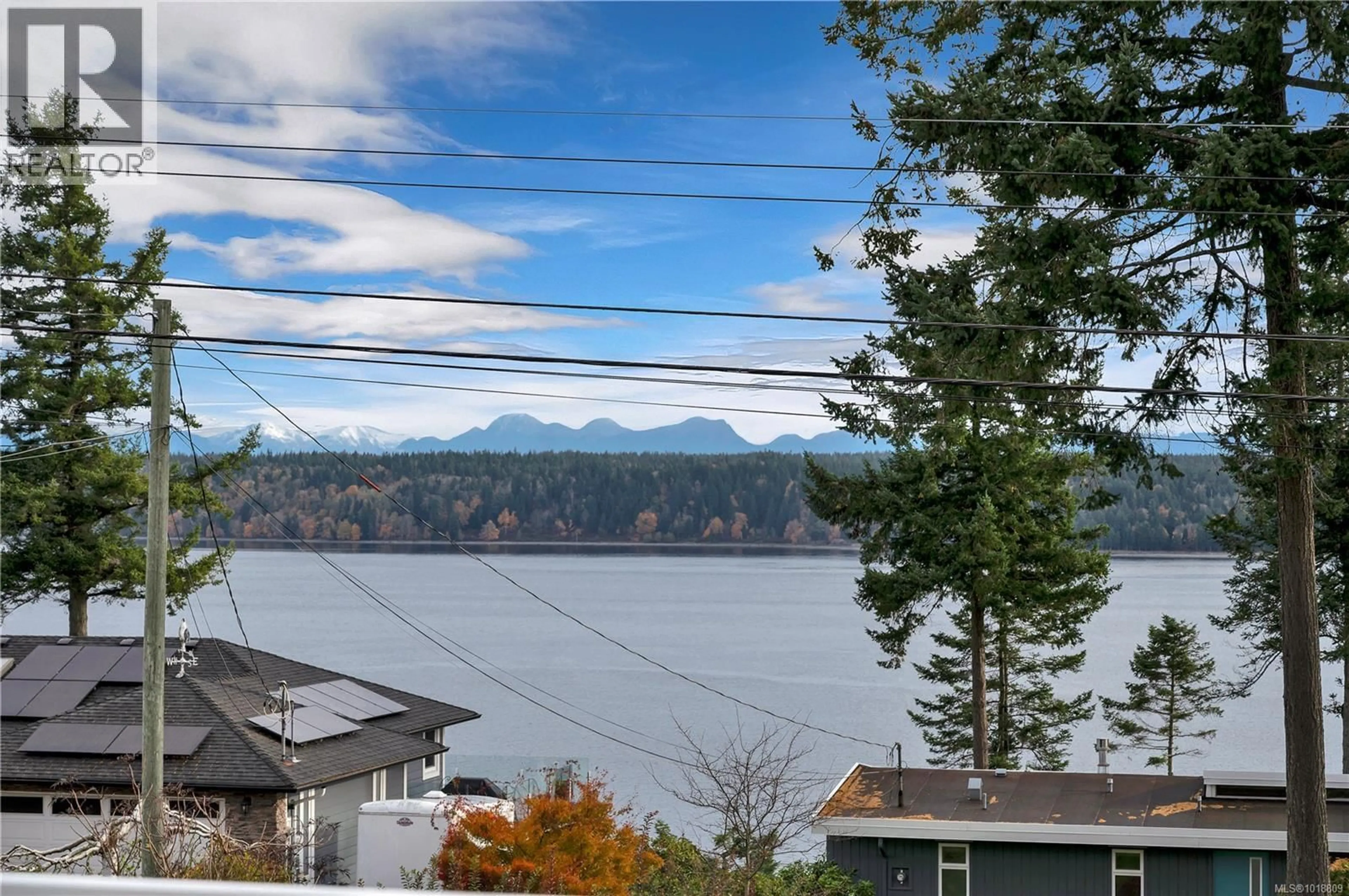 A pic from outside/outdoor area/front of a property/back of a property/a pic from drone, water/lake/river/ocean view for 774 ASH STREET, Campbell River British Columbia V9W8A7