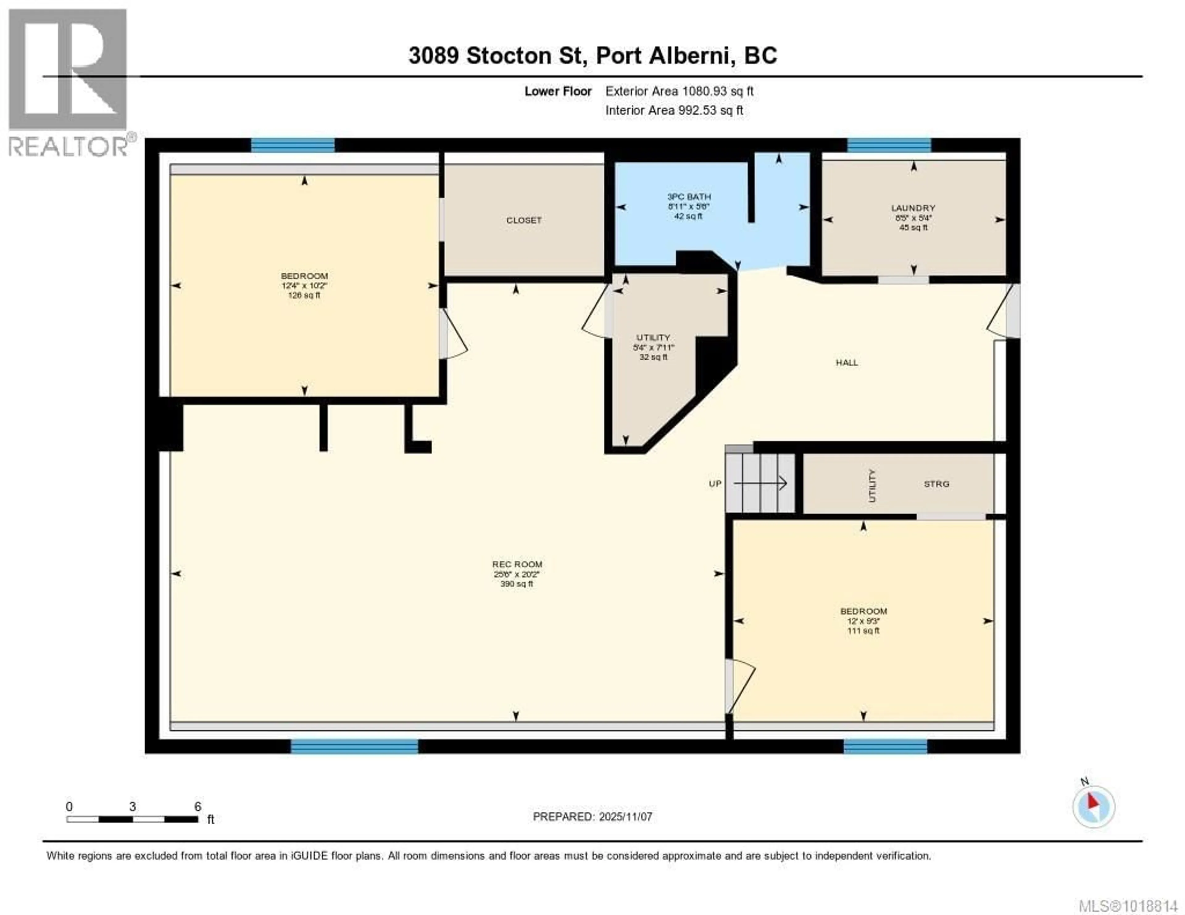 Floor plan for 3089 STOCKTON STREET, Port Alberni British Columbia V9Y8S2