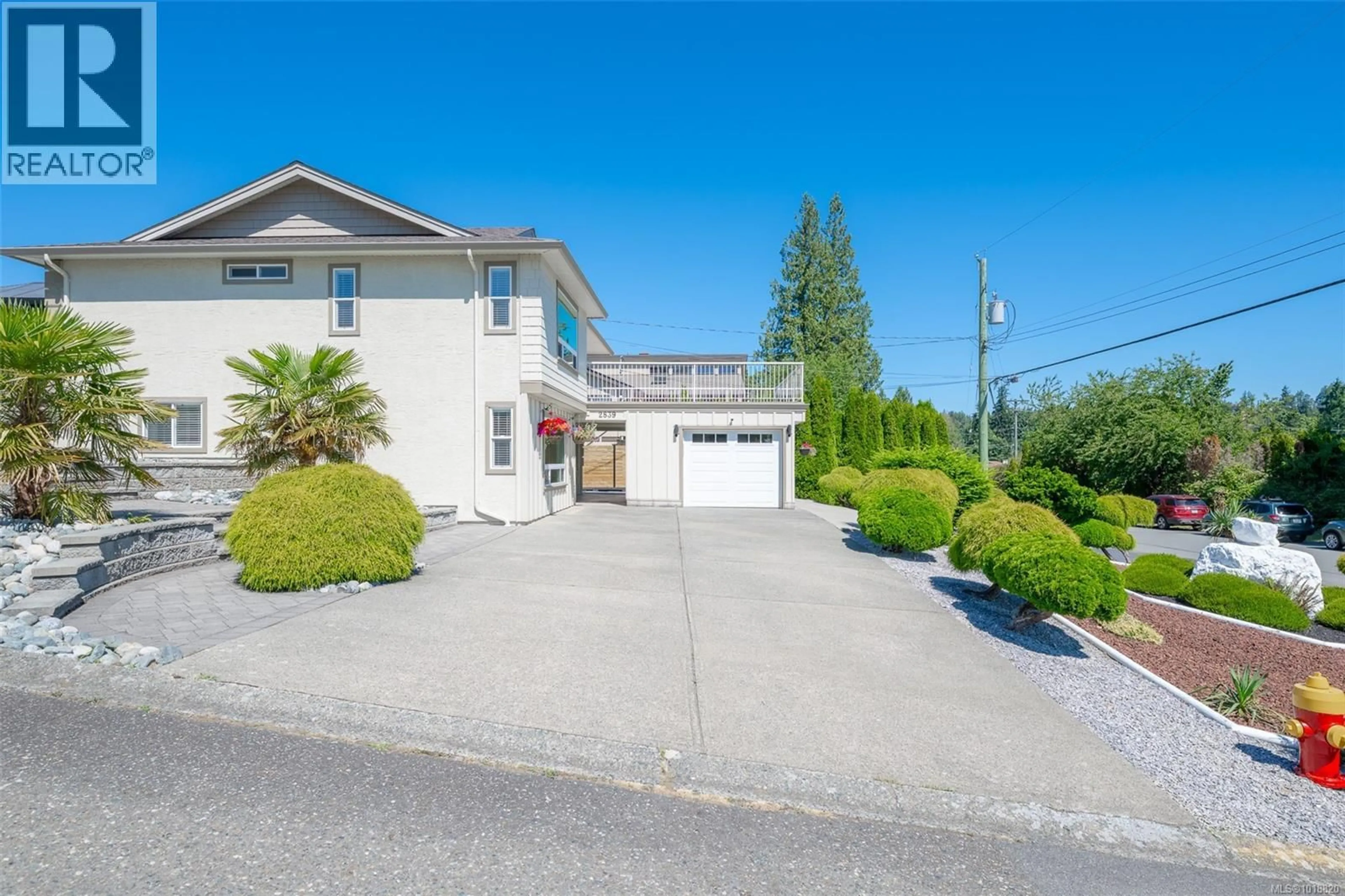 A pic from outside/outdoor area/front of a property/back of a property/a pic from drone, street for 2839 NEYLAND ROAD, Nanaimo British Columbia V9T3G2