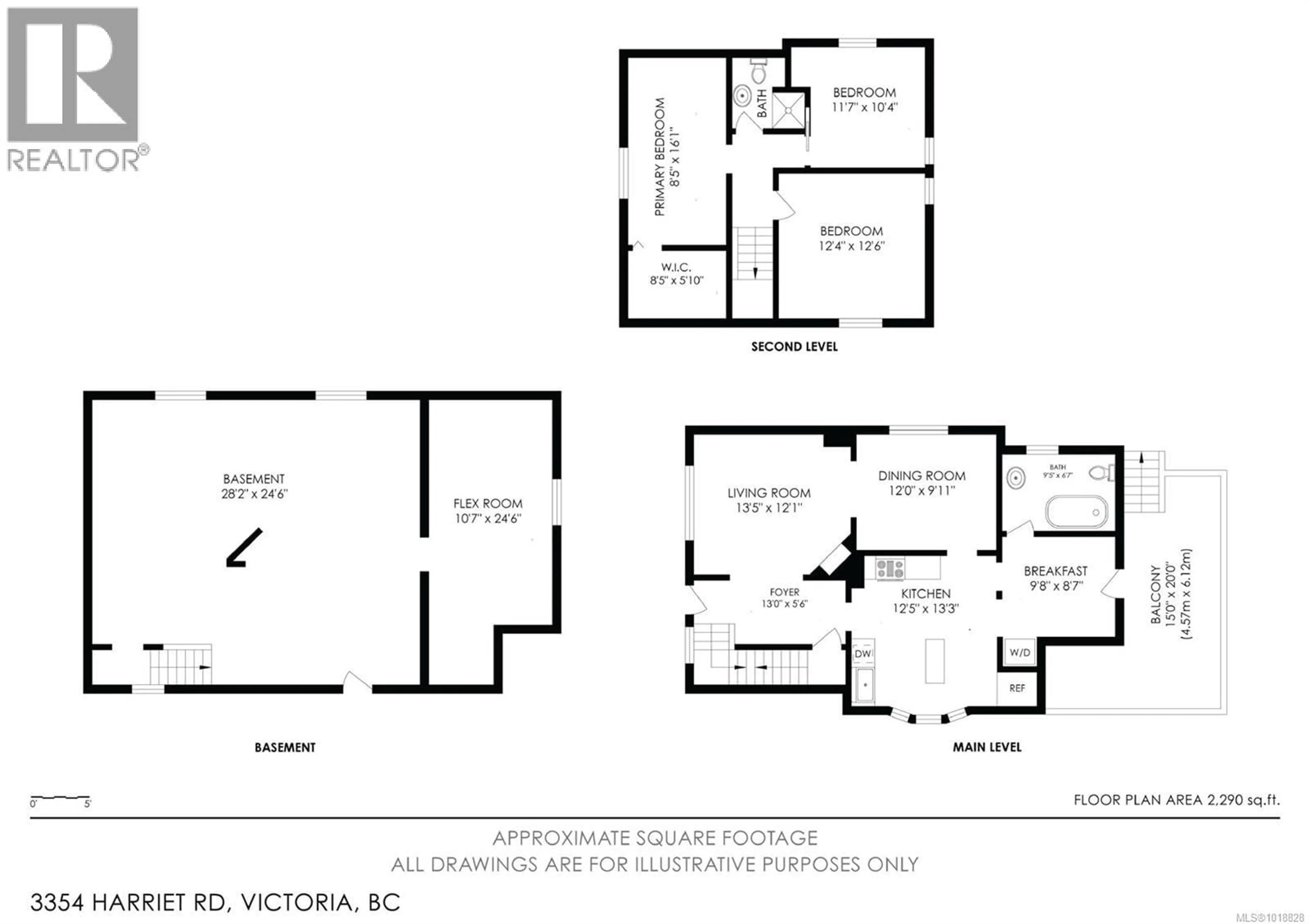 Floor plan for 3354 HARRIET ROAD, Saanich British Columbia V8Z3S4