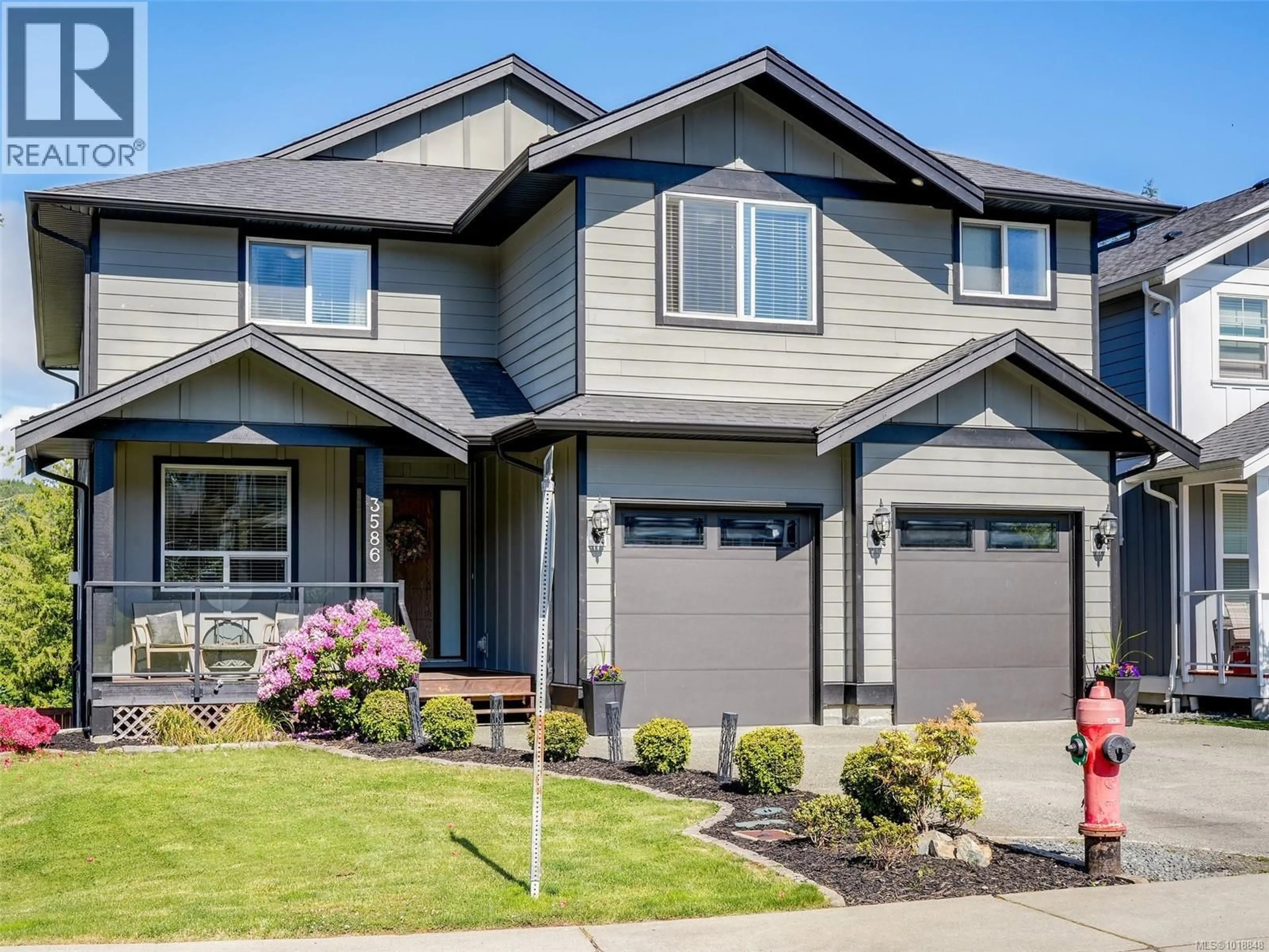 Home with vinyl exterior material, street for 3586 PRITCHARD CREEK ROAD, Langford British Columbia V9C0L1