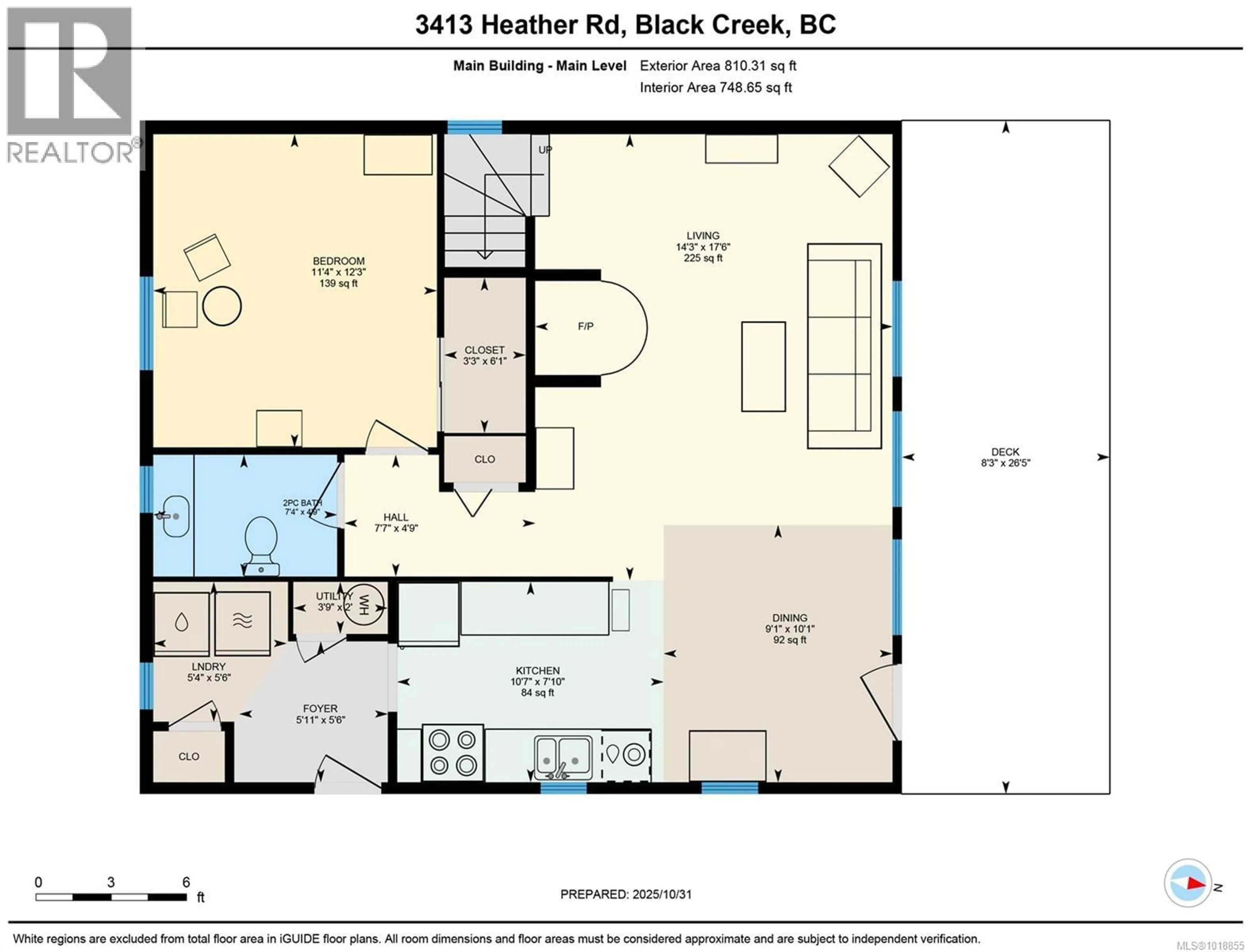 Floor plan for 3413 HEATHER ROAD, Black Creek British Columbia V9J1E5