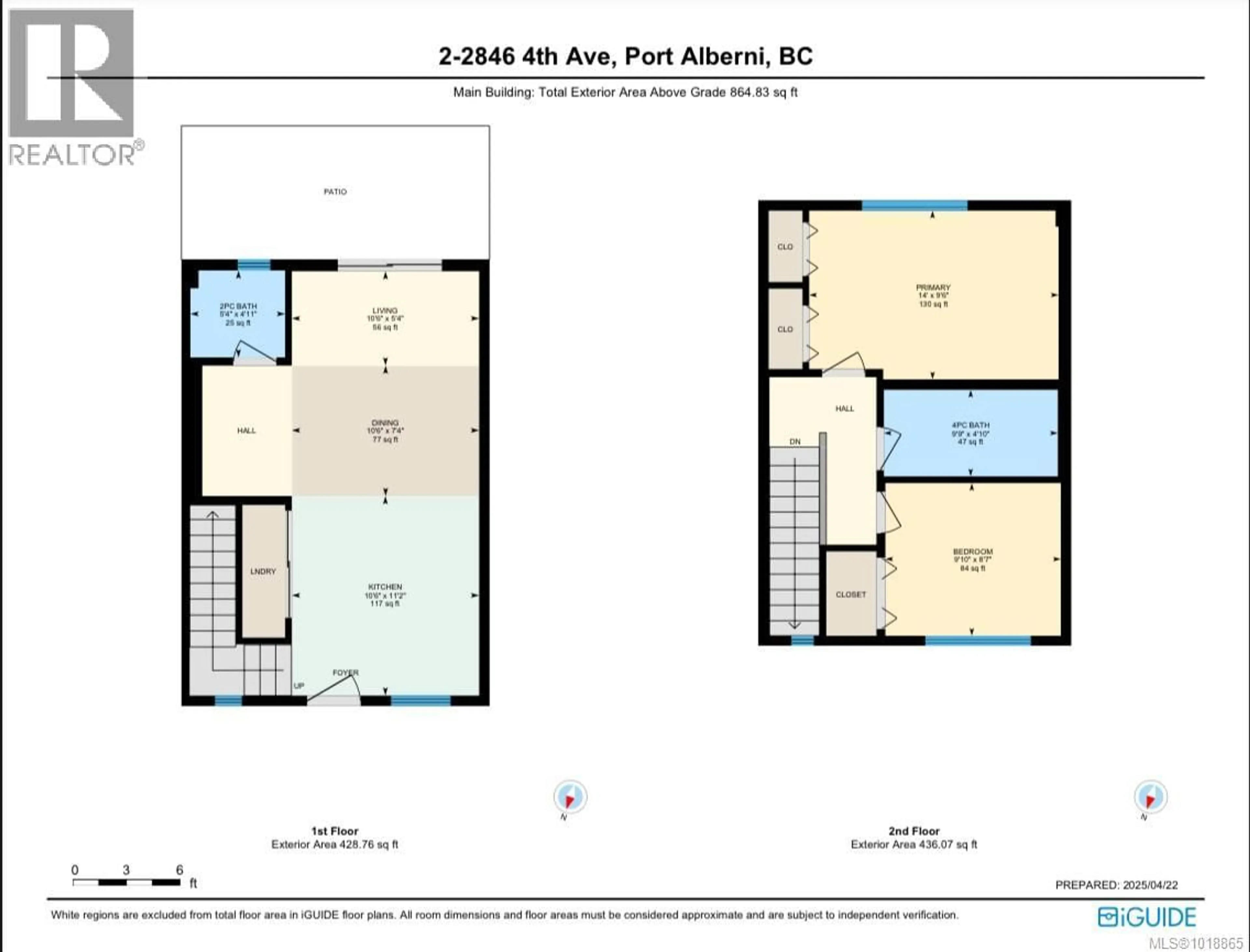 Floor plan for 2 - 2846 4TH AVENUE, Port Alberni British Columbia V9Y2C3