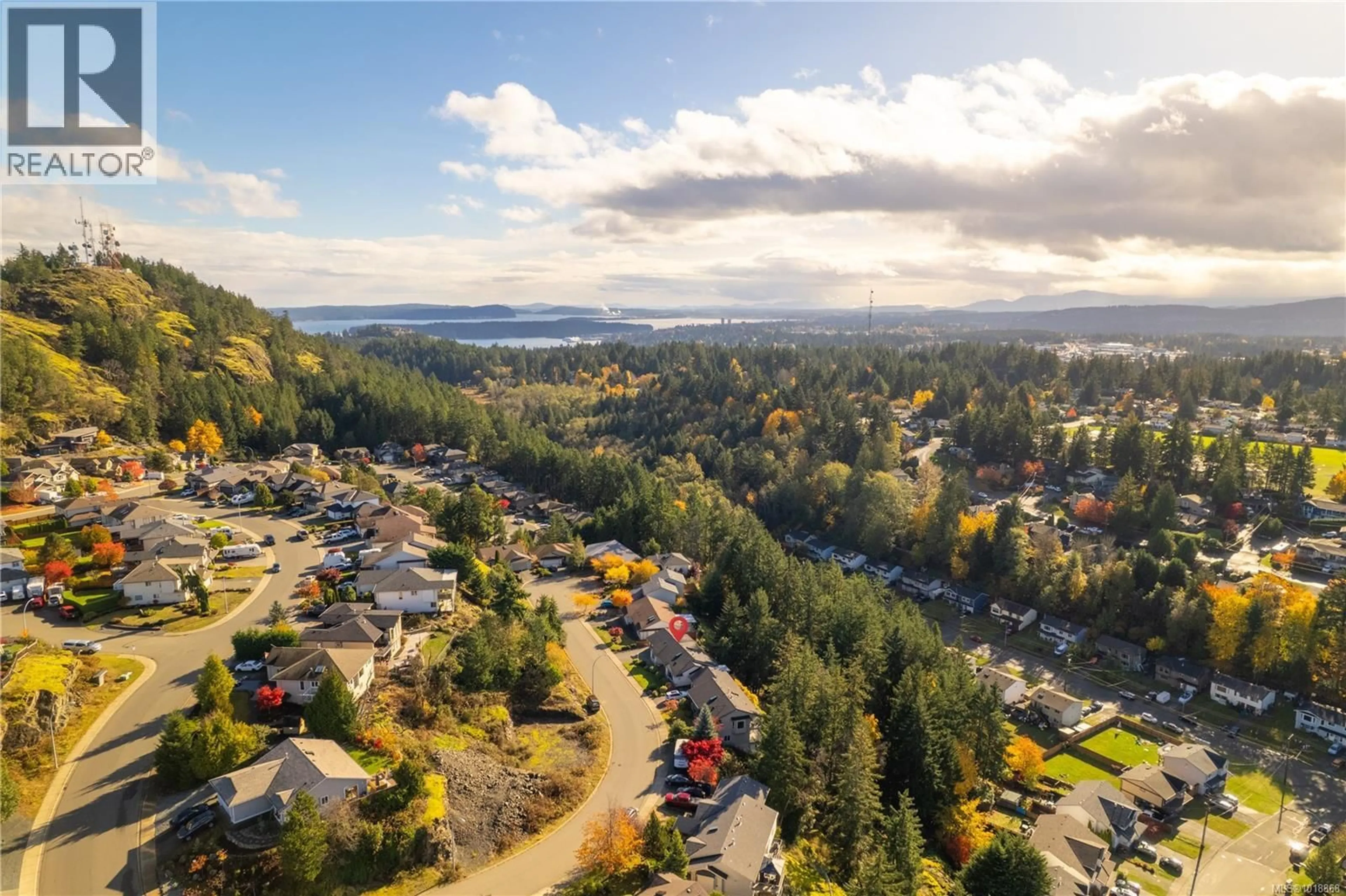 A pic from outside/outdoor area/front of a property/back of a property/a pic from drone, water/lake/river/ocean view for 5027 TIFFANY PLACE, Nanaimo British Columbia V9T6N6