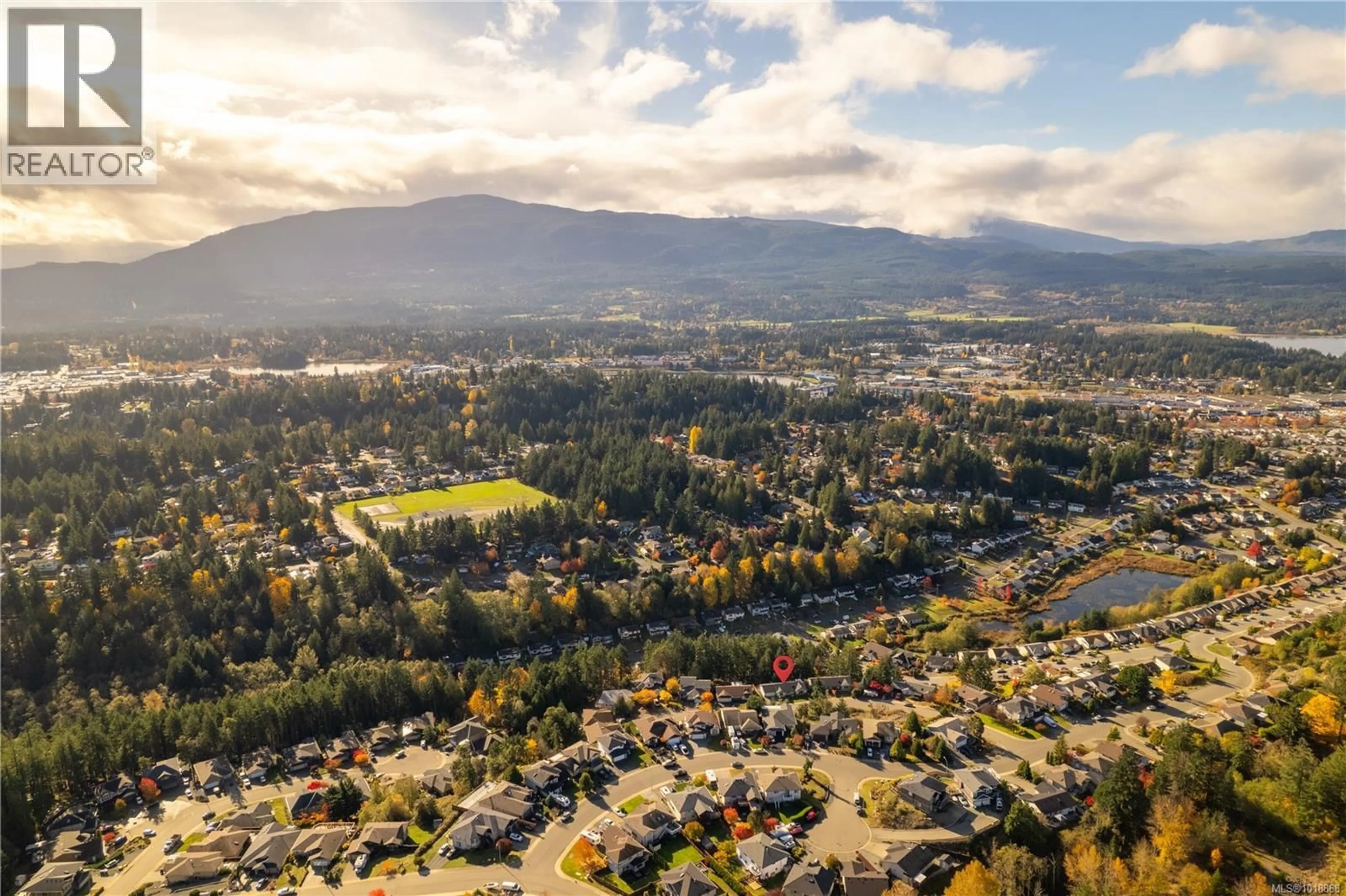 A pic from outside/outdoor area/front of a property/back of a property/a pic from drone, mountain view for 5027 TIFFANY PLACE, Nanaimo British Columbia V9T6N6