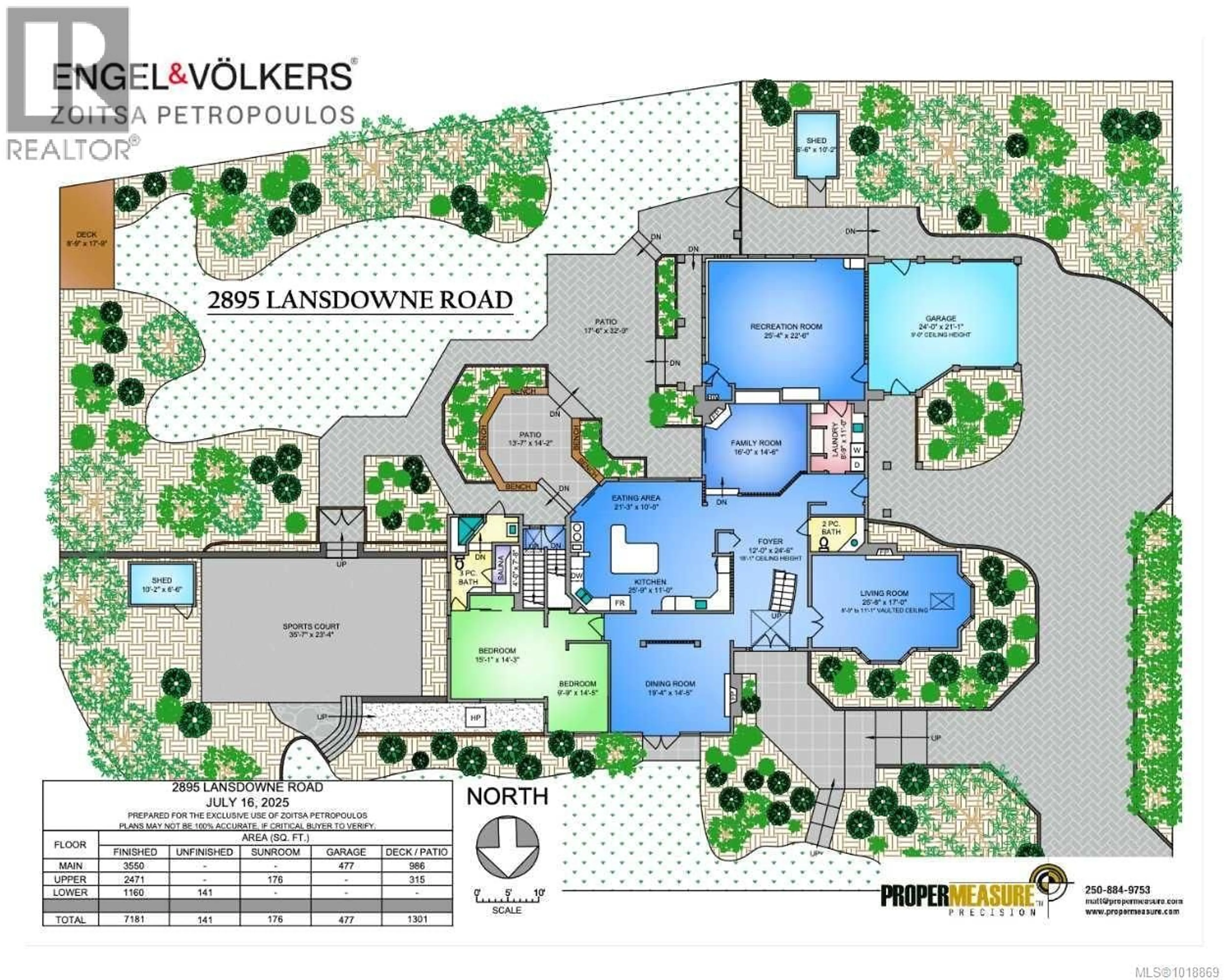 Floor plan for 2895 LANSDOWNE ROAD, Oak Bay British Columbia V8R3P8