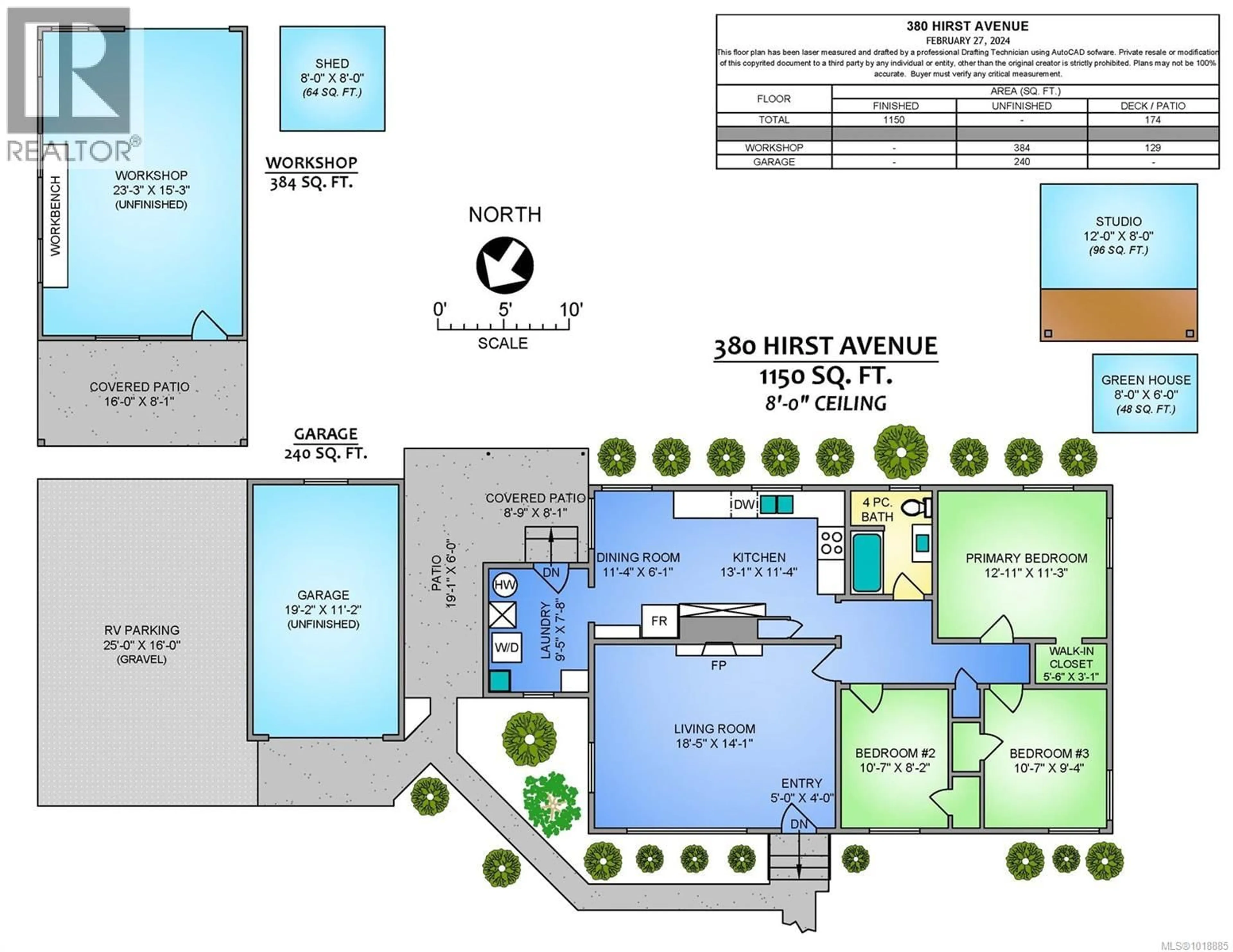 Floor plan for 380 HIRST AVENUE WEST, Parksville British Columbia V9P1K4