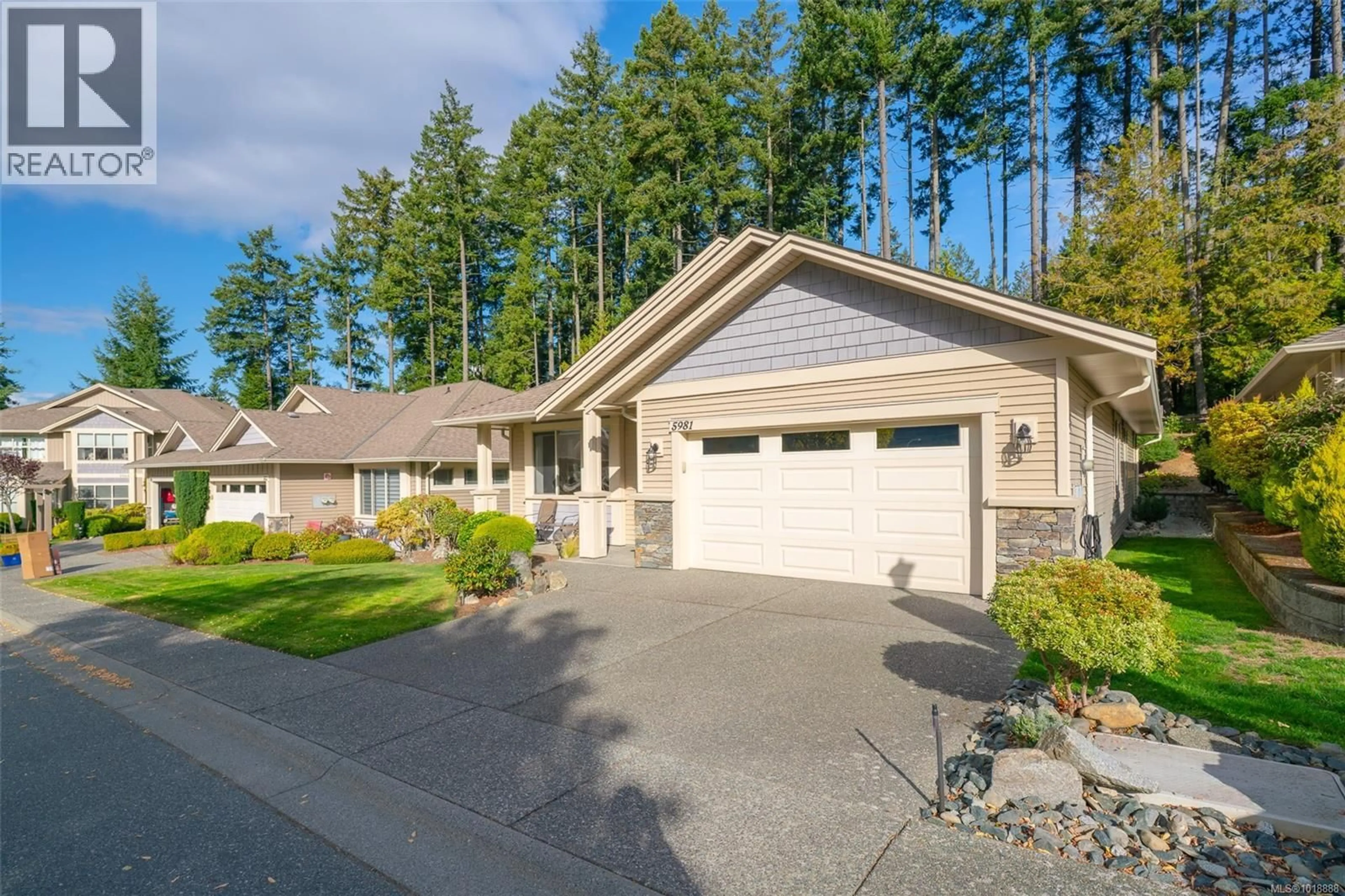 Home with vinyl exterior material, street for 5981 KADEN PLACE, Nanaimo British Columbia V9T0B5