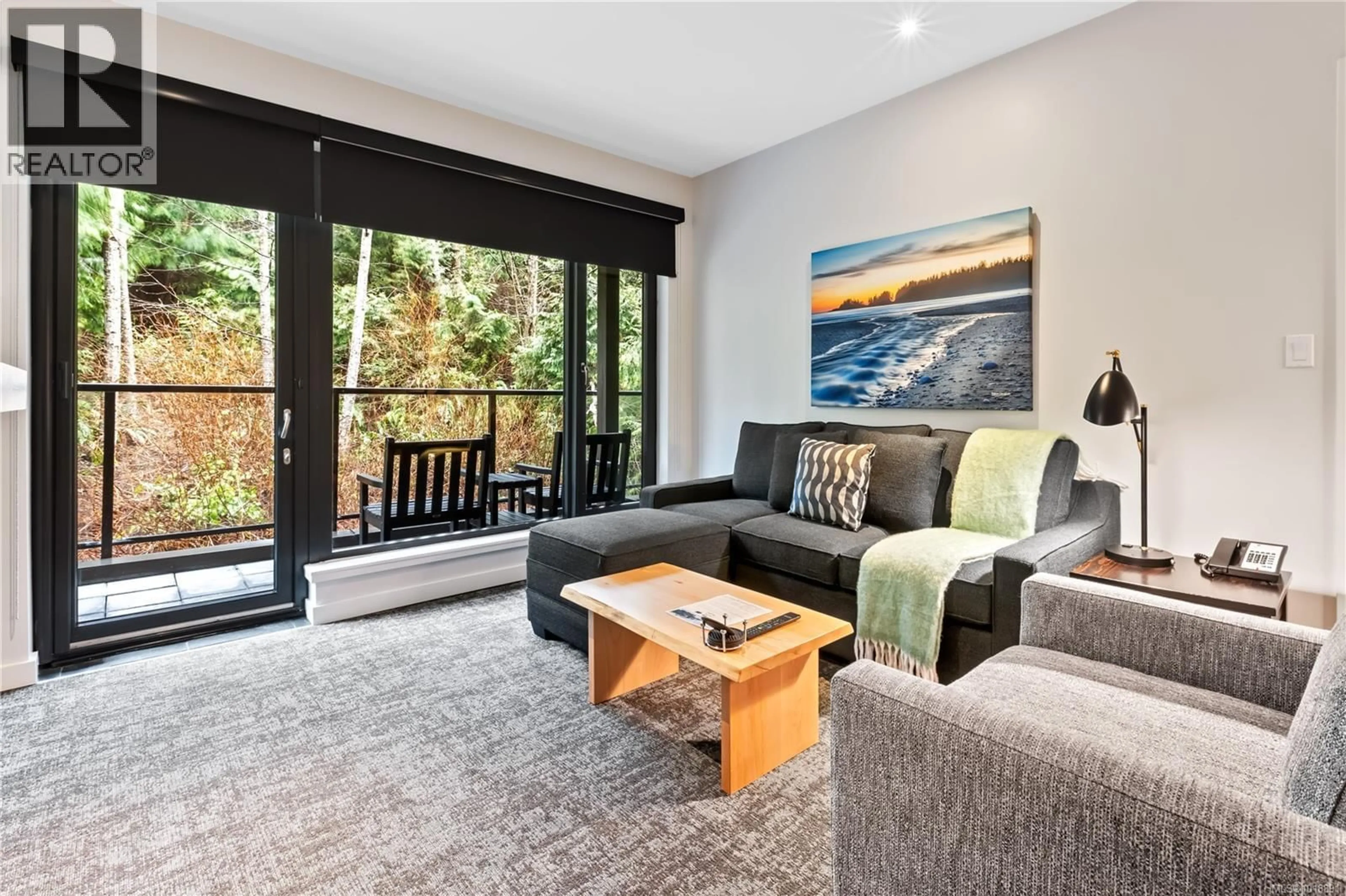 Living room with furniture, unknown for 222 - 596 MARINE DRIVE, Ucluelet British Columbia V0R3A0