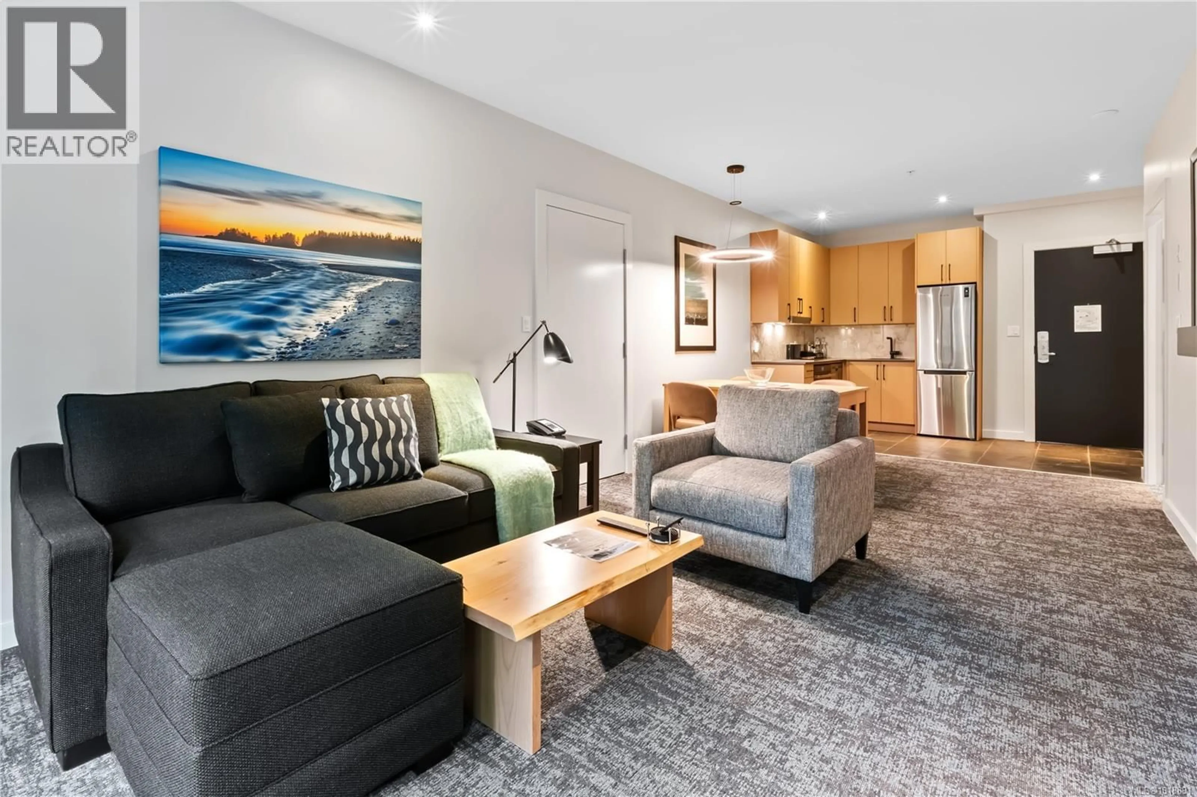 Living room with furniture, unknown for 222 - 596 MARINE DRIVE, Ucluelet British Columbia V0R3A0