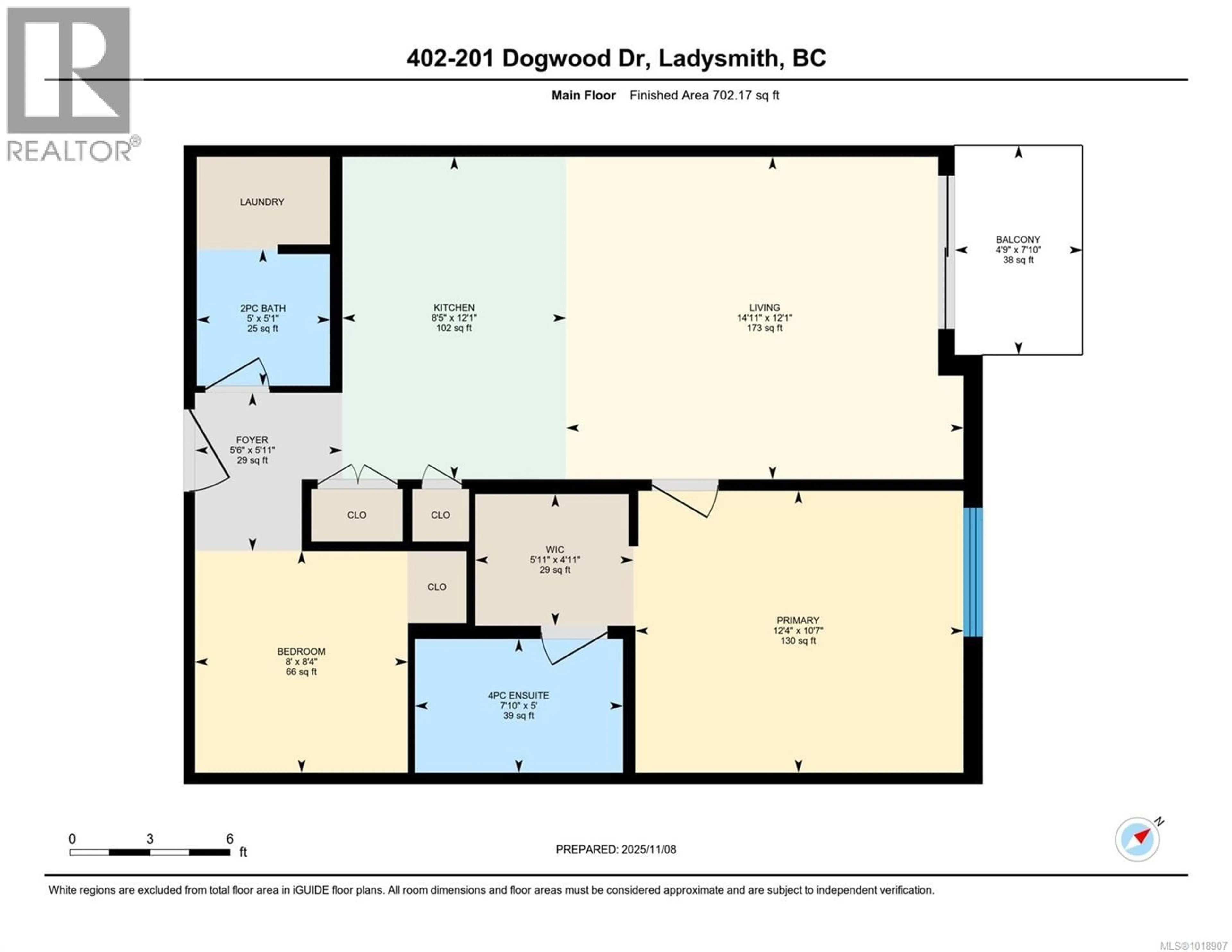 Floor plan for 402 - 201 DOGWOOD DRIVE, Ladysmith British Columbia V9G0C3