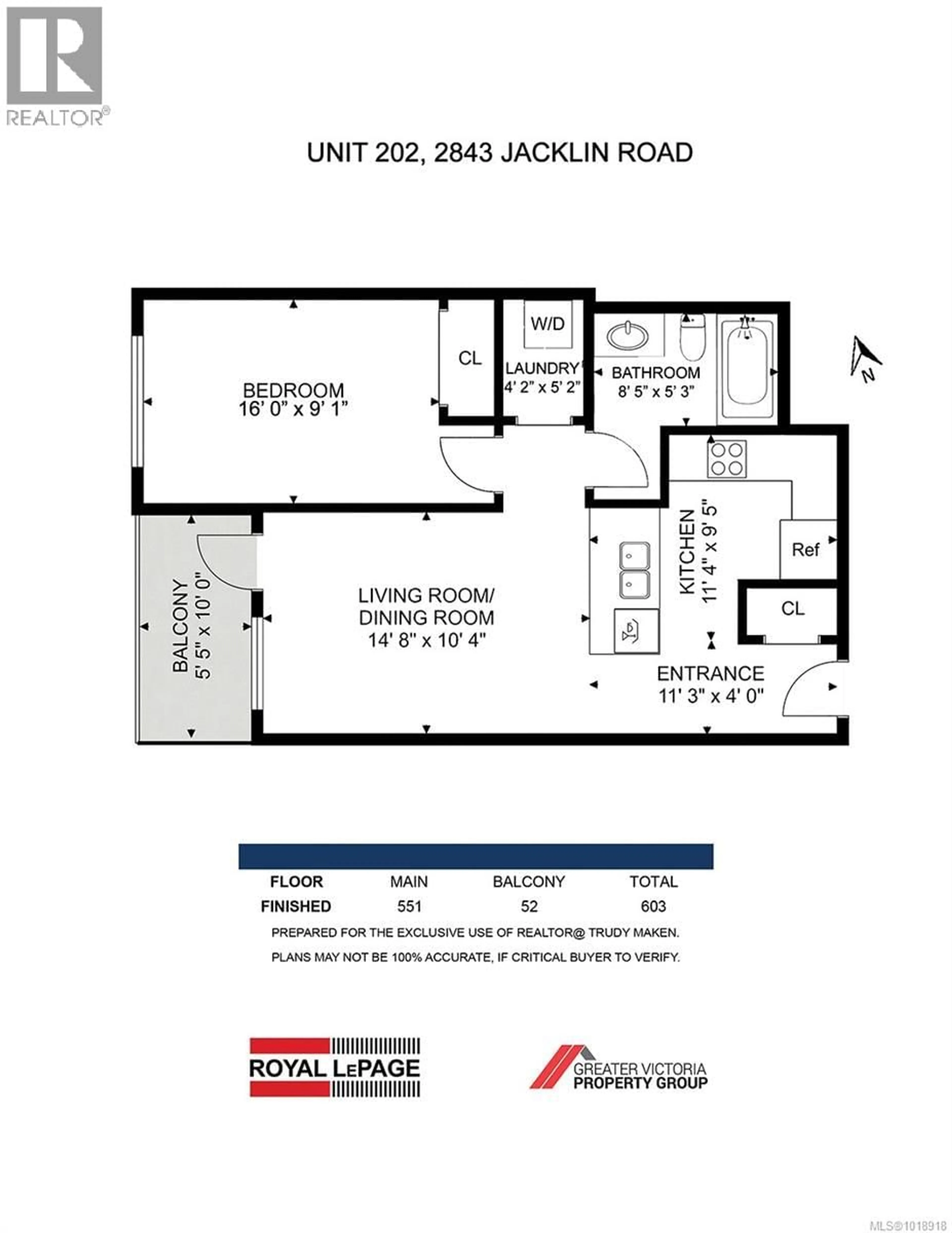 Floor plan for 202 - 2843 JACKLIN ROAD, Langford British Columbia V9B4P4