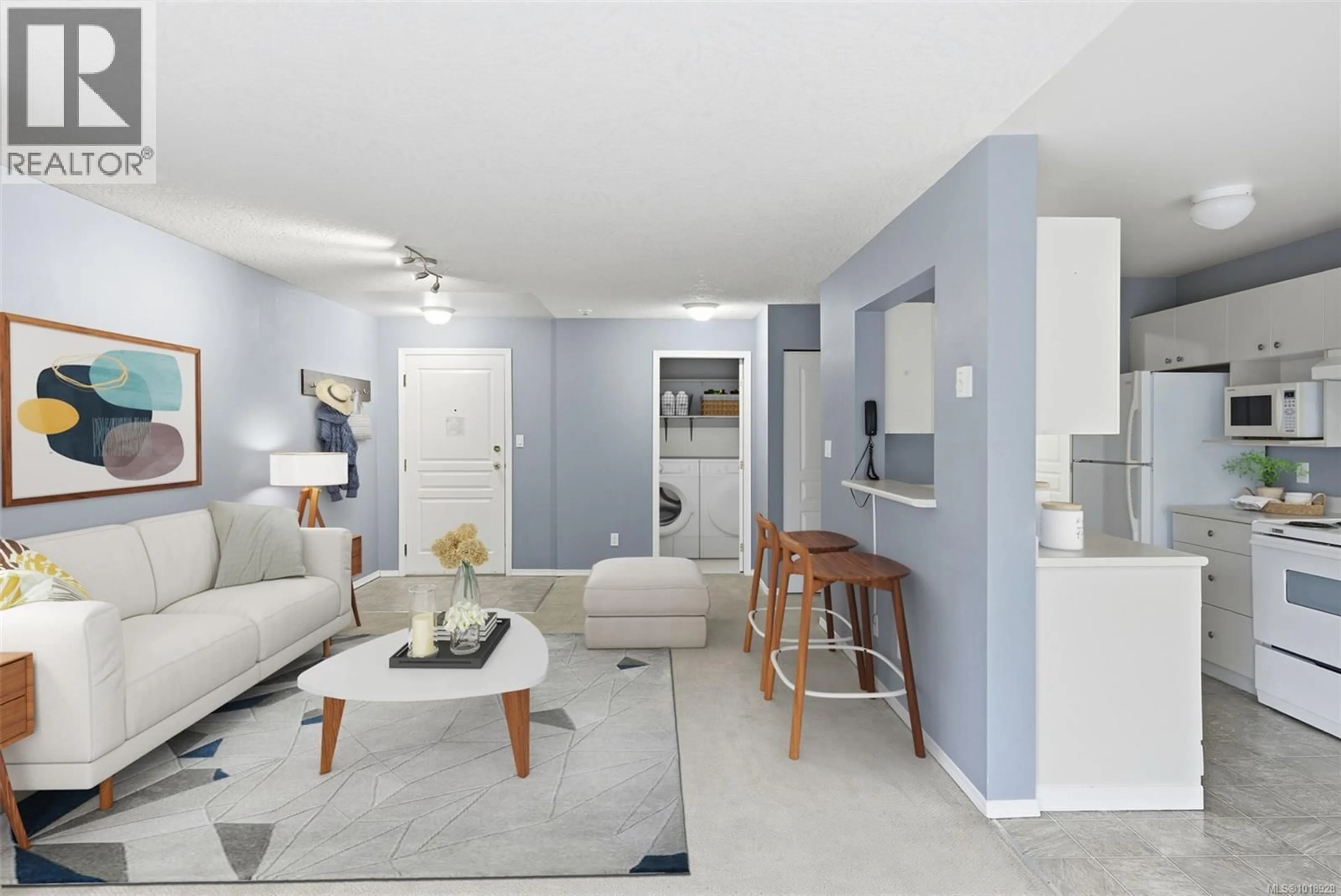 Living room with furniture, unknown for 306 - 894 VERNON AVENUE, Saanich British Columbia V8X2W6