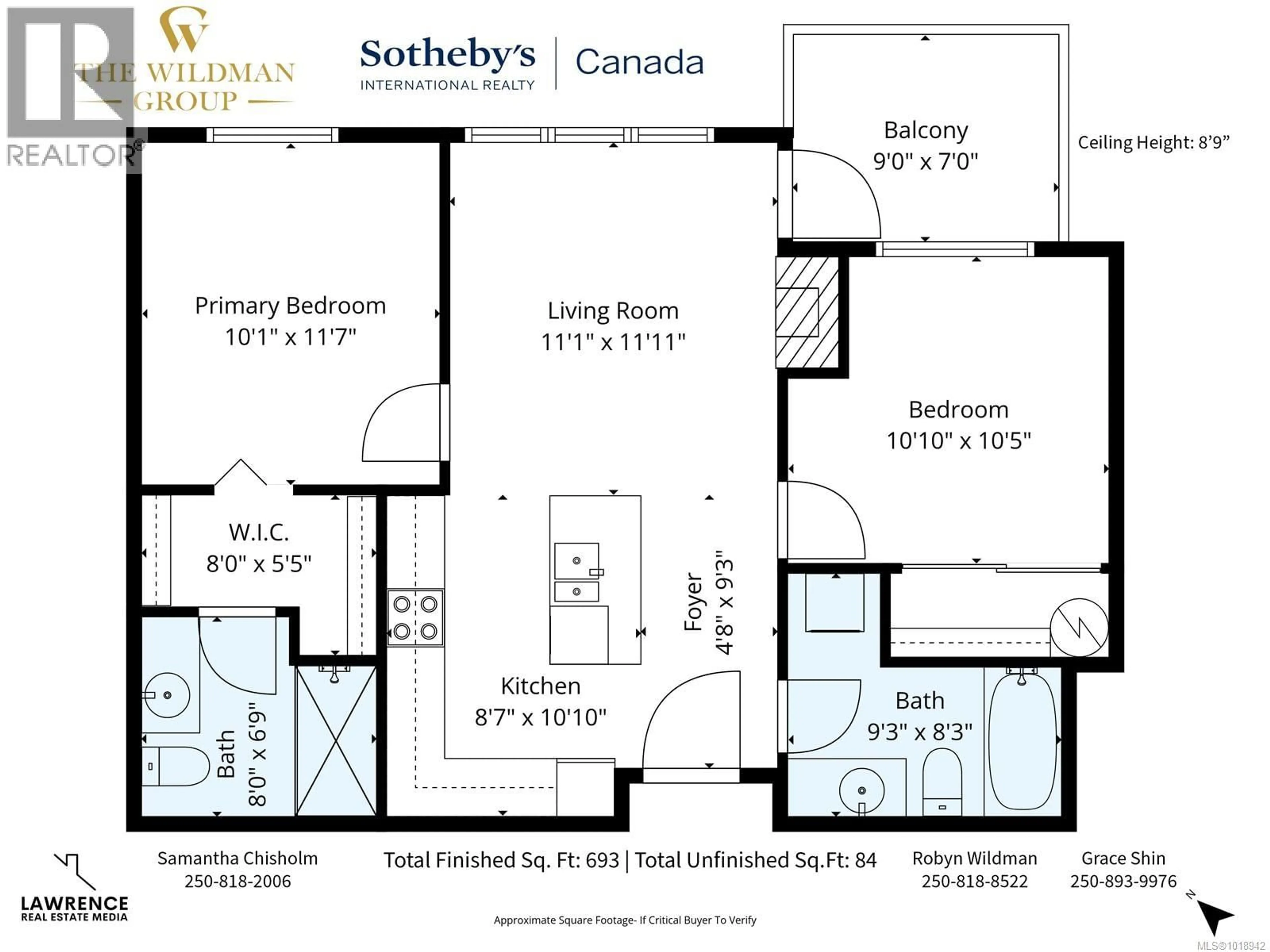 Floor plan for 206 - 4040 BORDEN STREET, Saanich British Columbia V8X2E9
