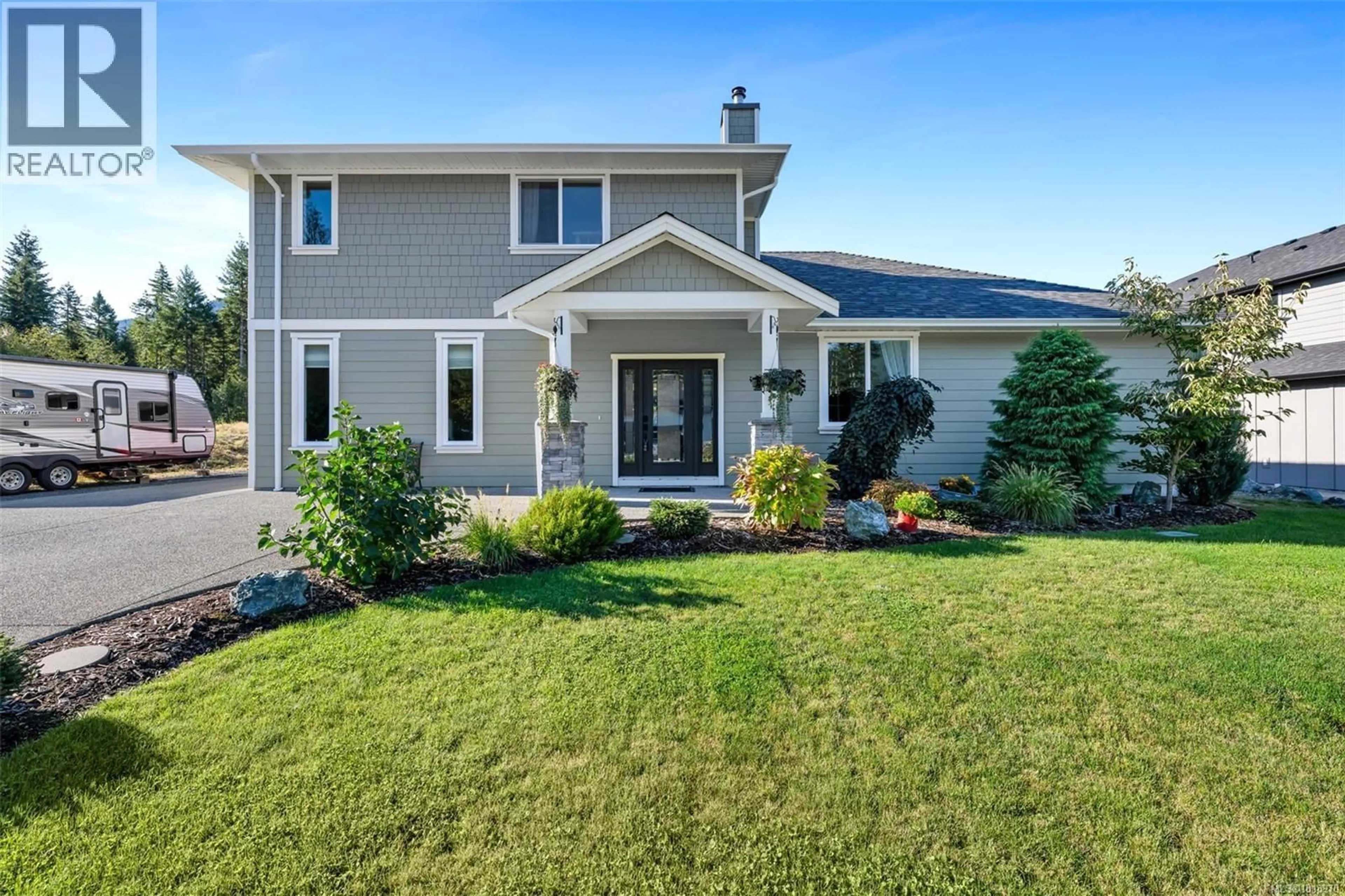 Home with vinyl exterior material, street for 168 EDGEWOOD DRIVE, Lake Cowichan British Columbia V0R2G0