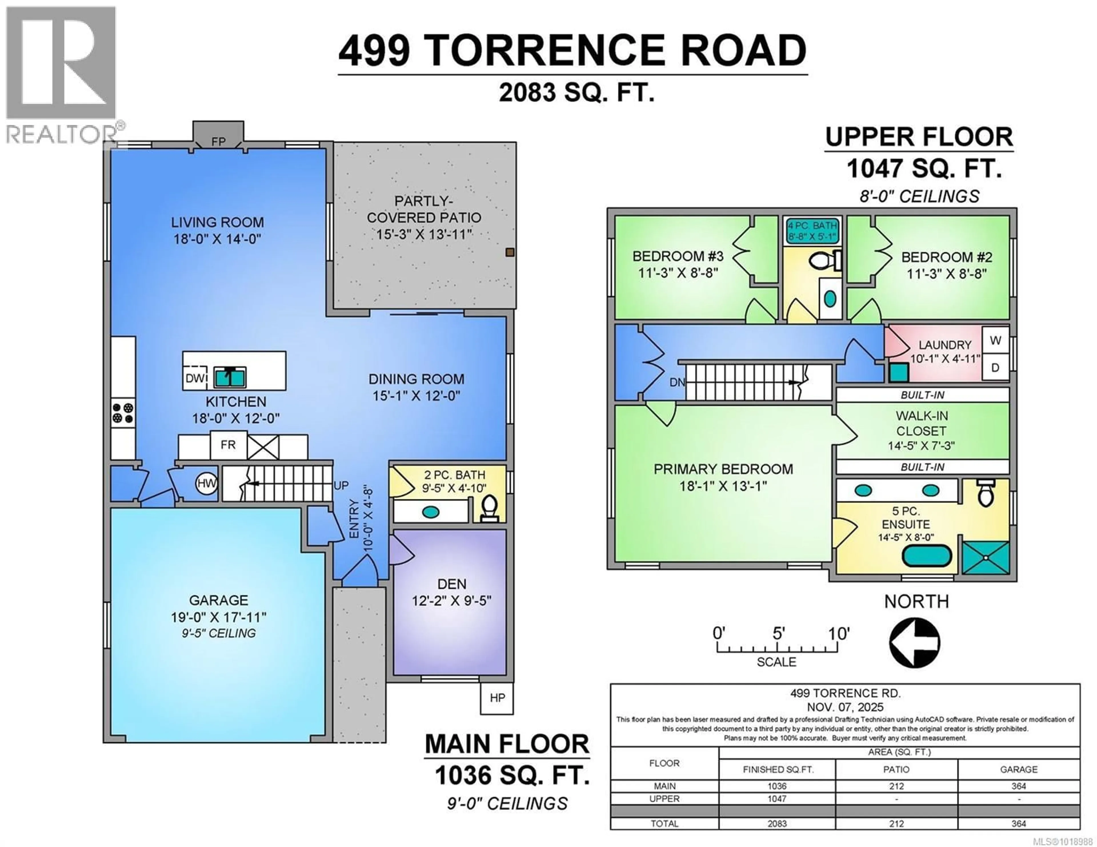 Floor plan for 499 TORRENCE ROAD, Comox British Columbia V9M3G7
