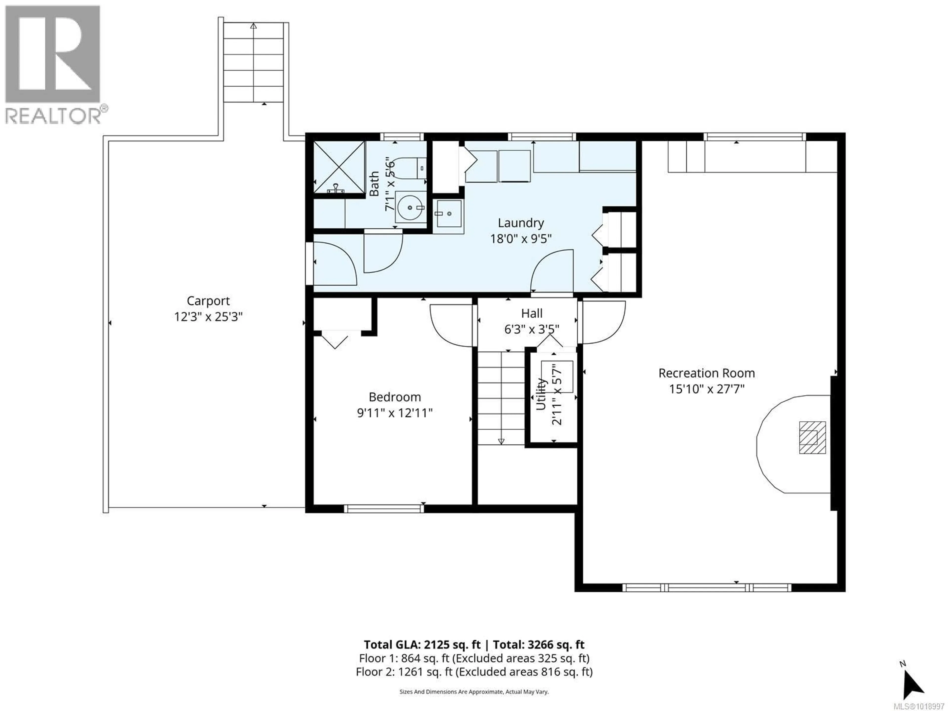 Floor plan for 2808 ROSEBOROUGH AVENUE, Port Alberni British Columbia V9Y7V8