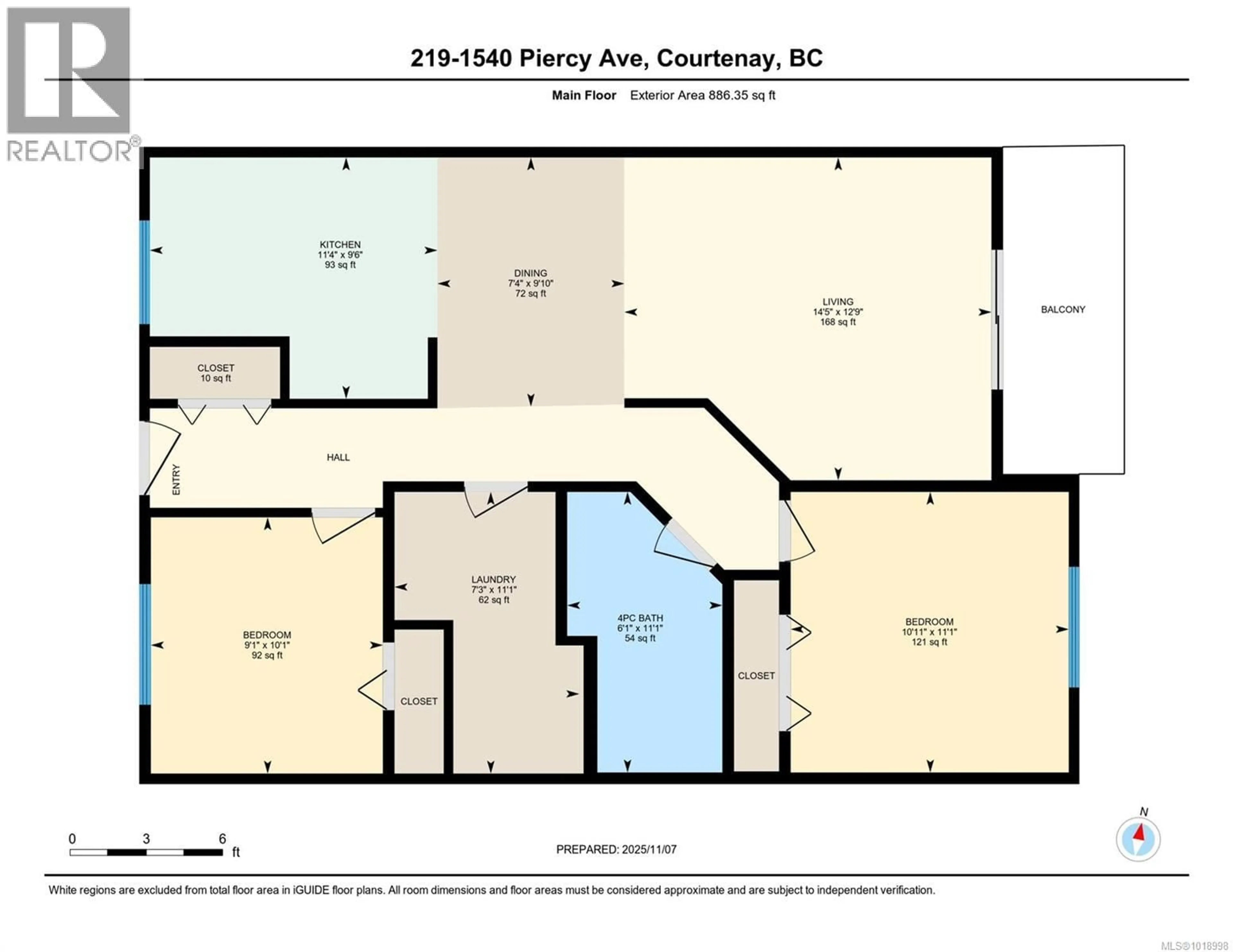 Floor plan for 219 - 1540 PIERCY AVENUE, Courtenay British Columbia V9N3E9