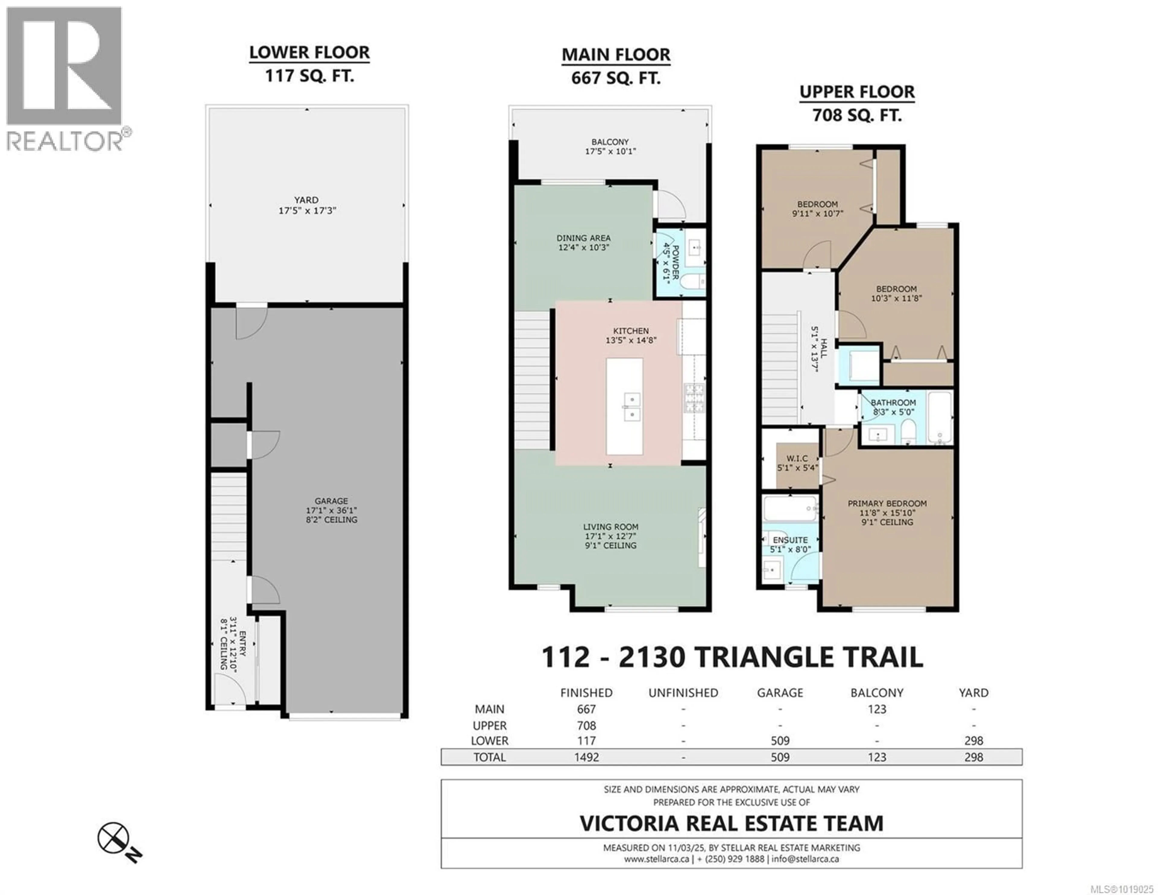 Floor plan for 112 - 2130 TRIANGLE TRAIL, Langford British Columbia V9C0R2