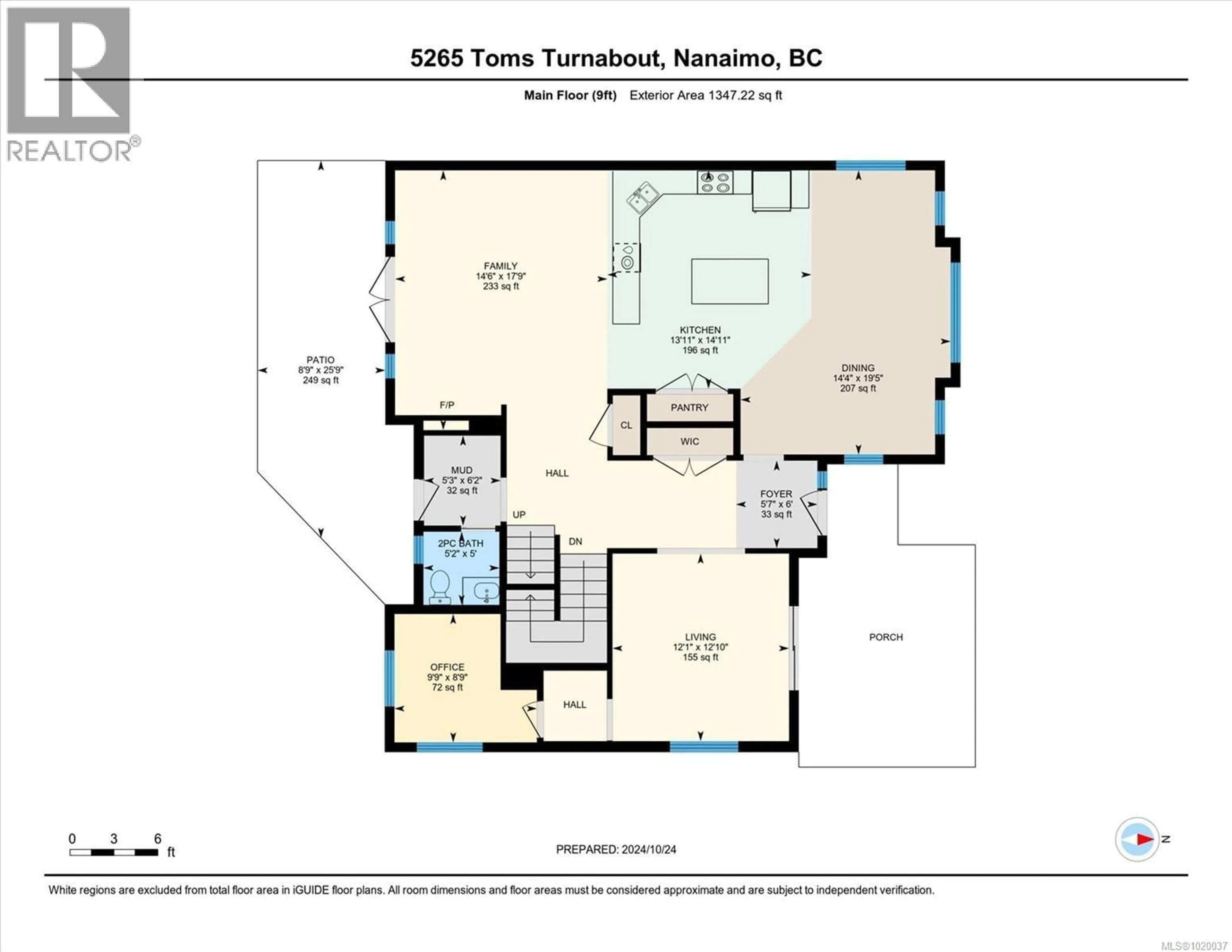 Floor plan for 5265 TOMS TURNABOUT, Nanaimo British Columbia V9T5M9
