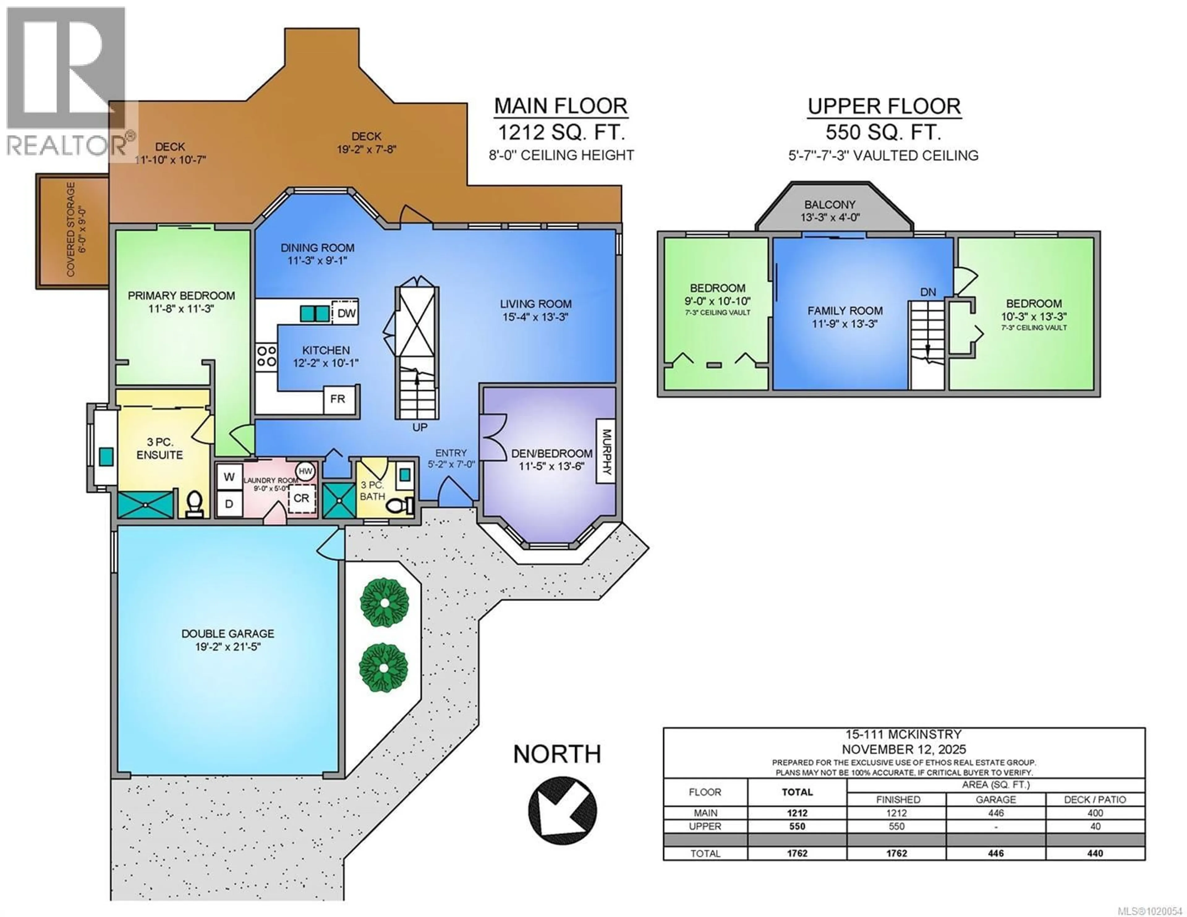 Floor plan for 15 - 111 MCKINSTRY ROAD, Duncan British Columbia V9L5E4