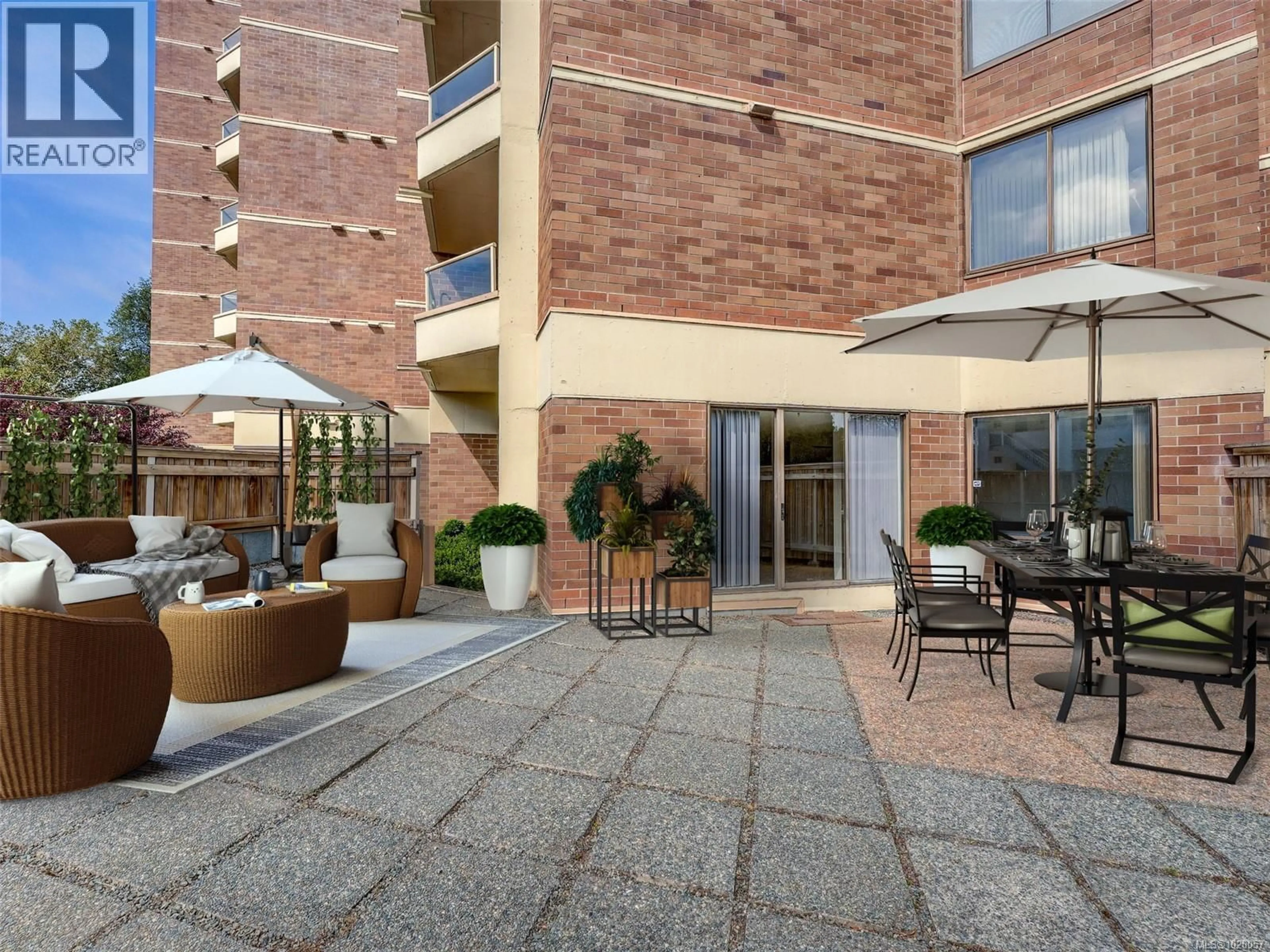 Patio, unknown for 114 - 225 BELLEVILLE STREET, Victoria British Columbia V8V4T9