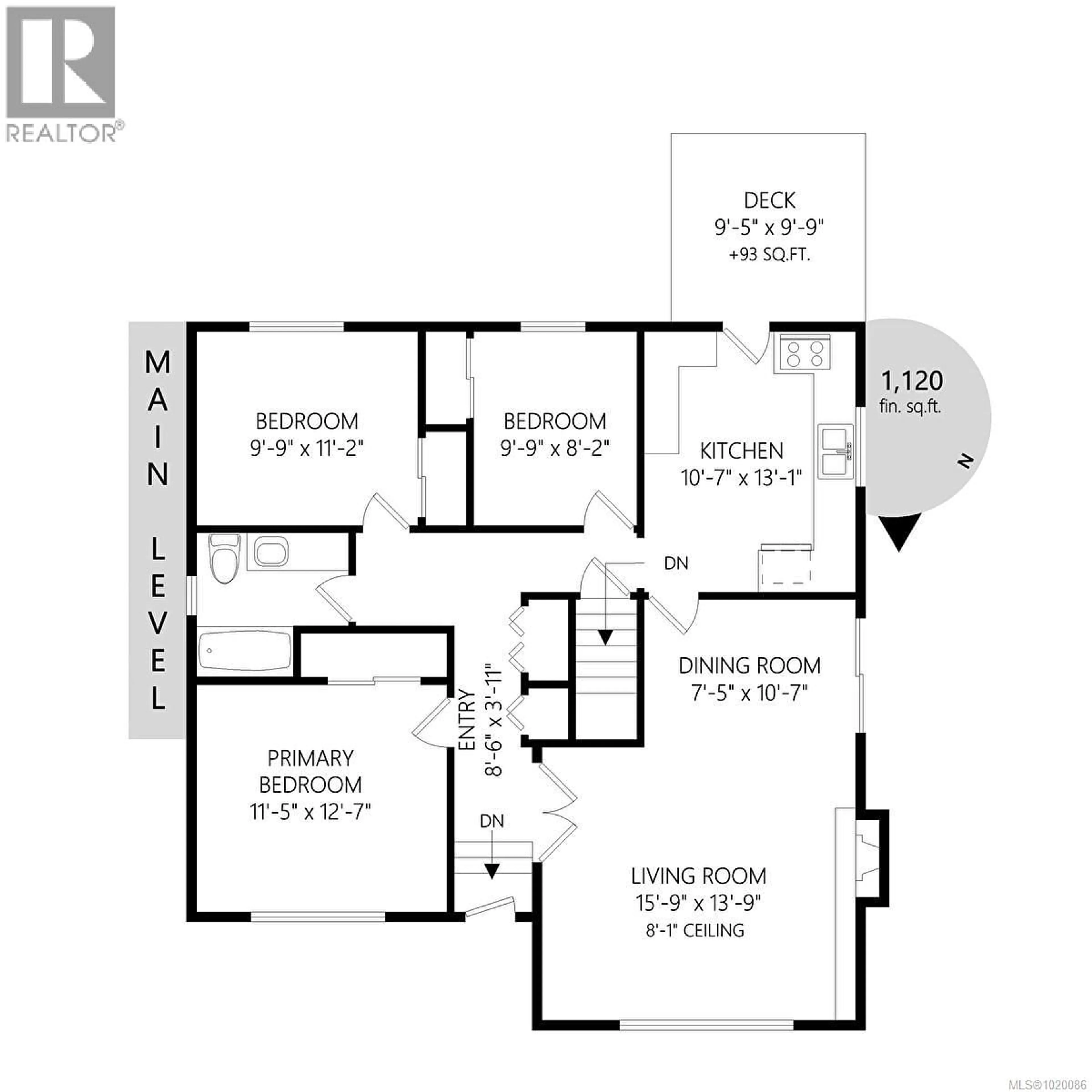 Floor plan for 1711 TEAKWOOD ROAD, Saanich British Columbia V8P3C8