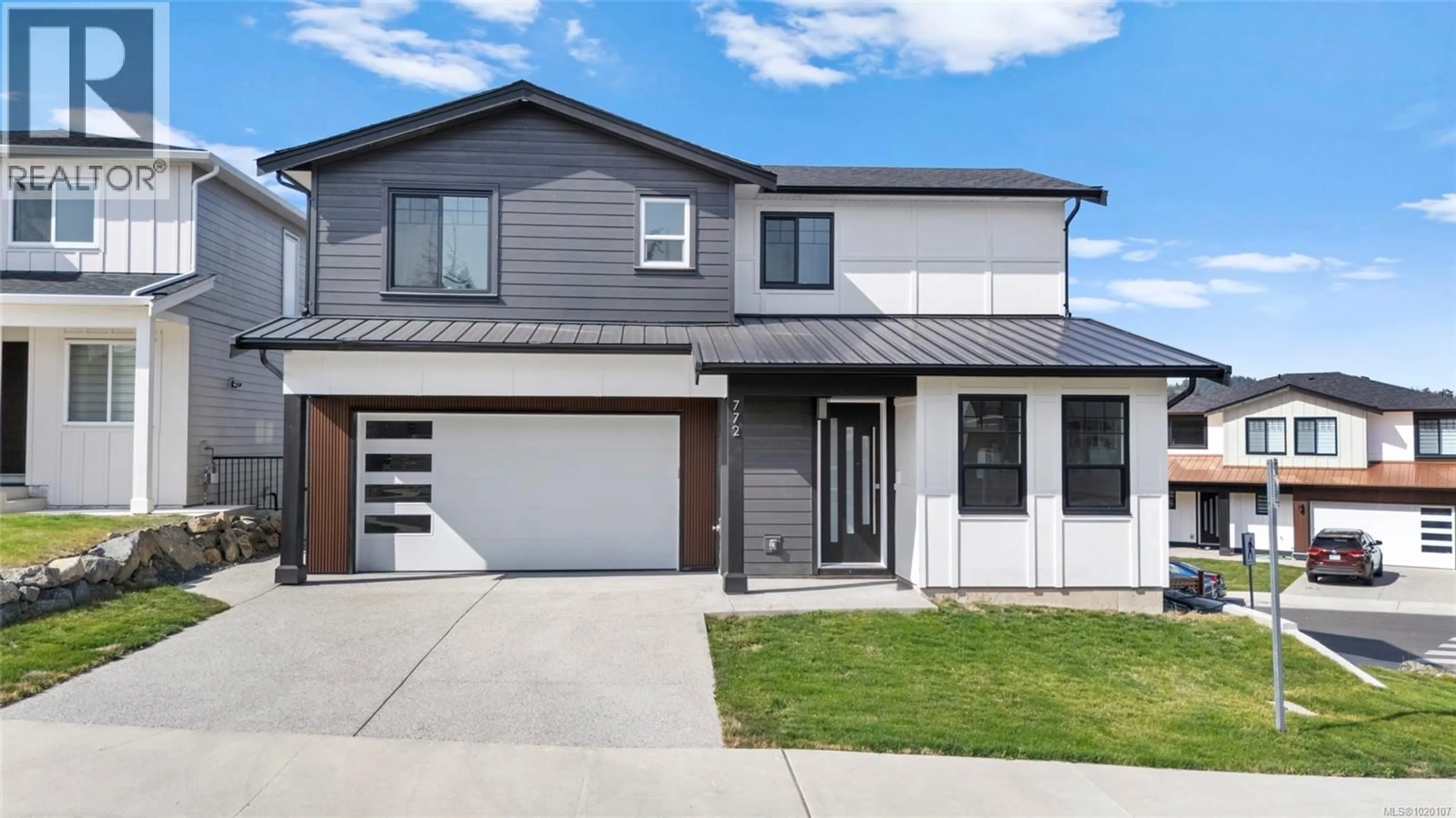 Home with brick exterior material, street for 772 PLOVER COURT, Langford British Columbia V9B6Y6