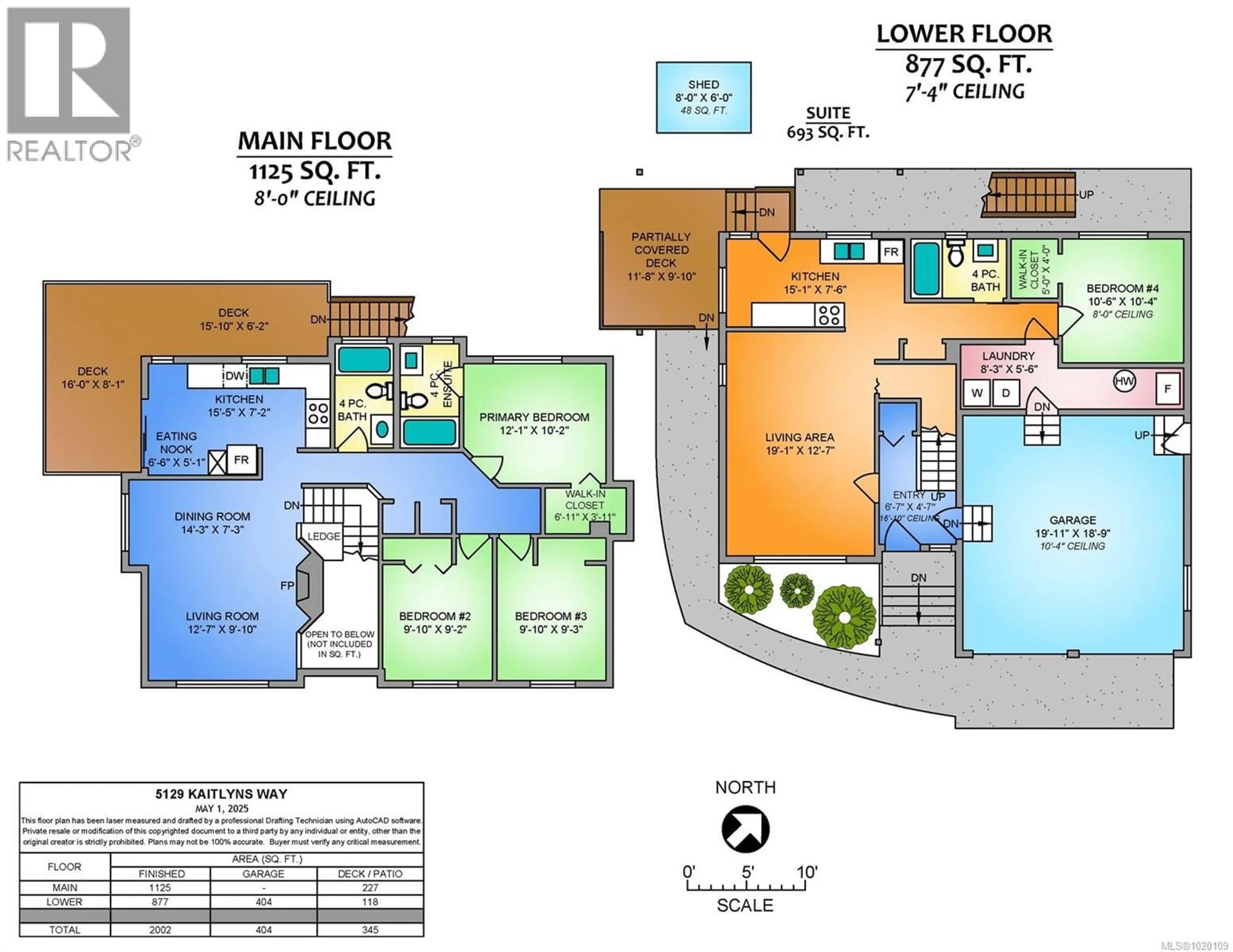 Floor plan for 5129 KAITLYNS WAY, Nanaimo British Columbia V9T5W1