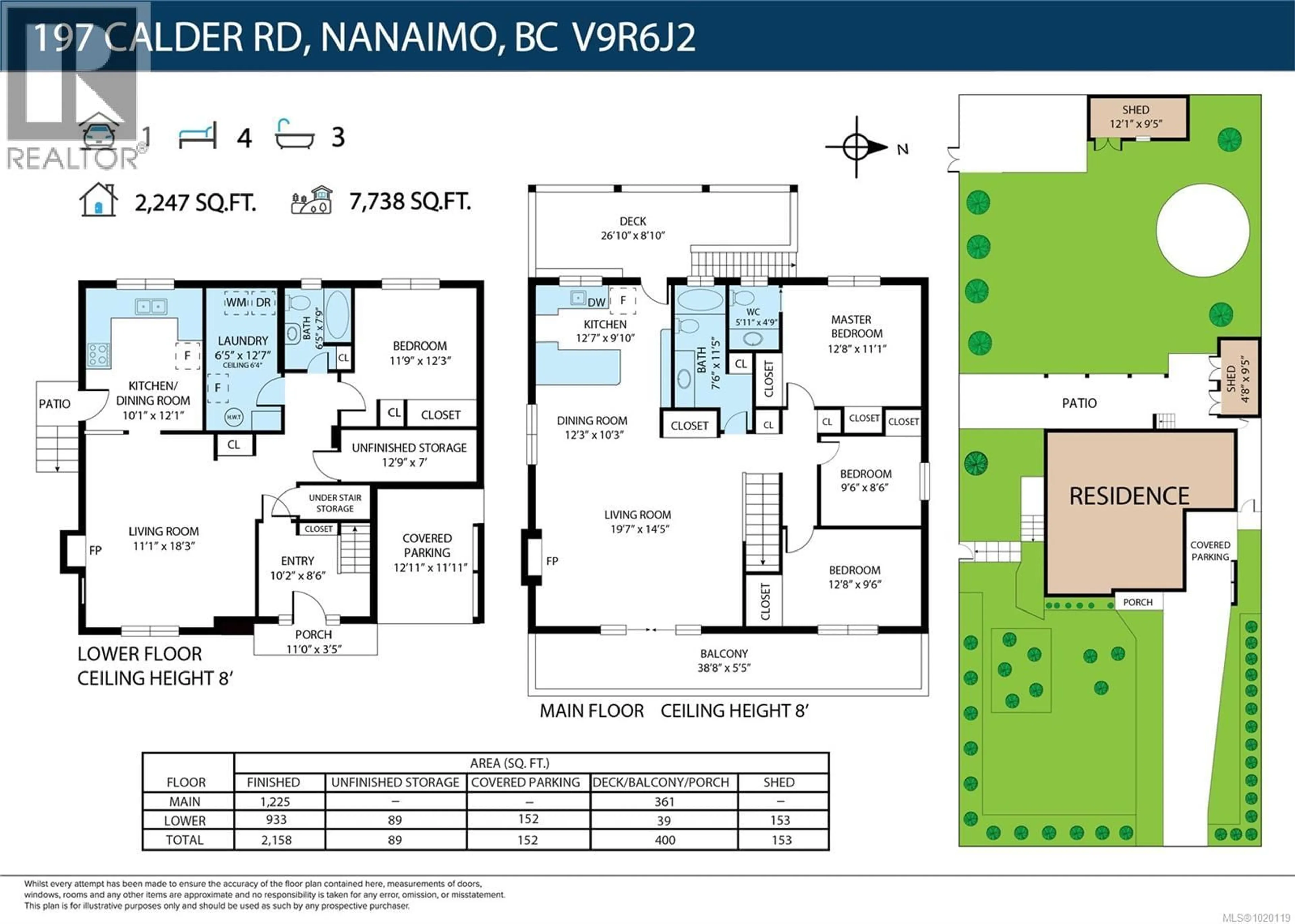 Floor plan for 197 CALDER ROAD, Nanaimo British Columbia V9R6J2