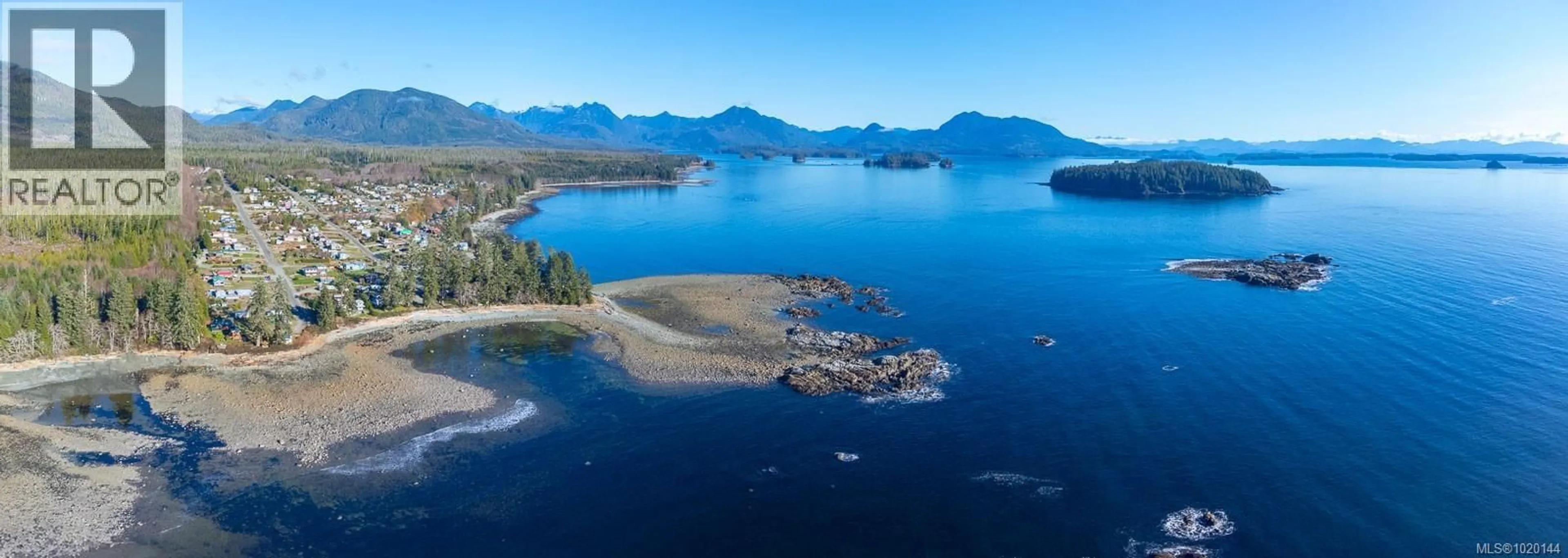 A pic from outside/outdoor area/front of a property/back of a property/a pic from drone, water/lake/river/ocean view for 1049 SIXTH AVENUE, Ucluelet British Columbia V0R3A0