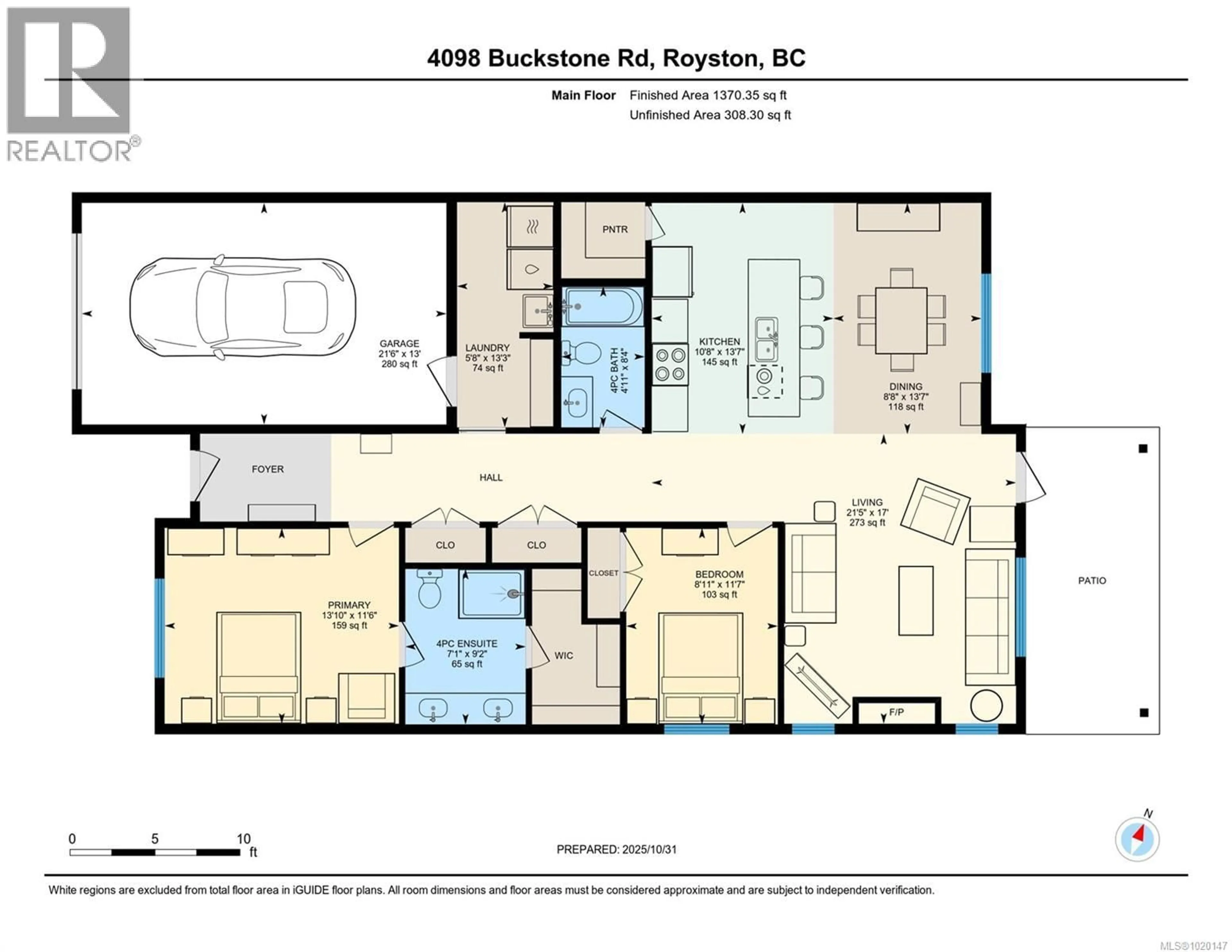 Floor plan for 137 - 4098 BUCKSTONE ROAD, Courtenay British Columbia V9N0H2