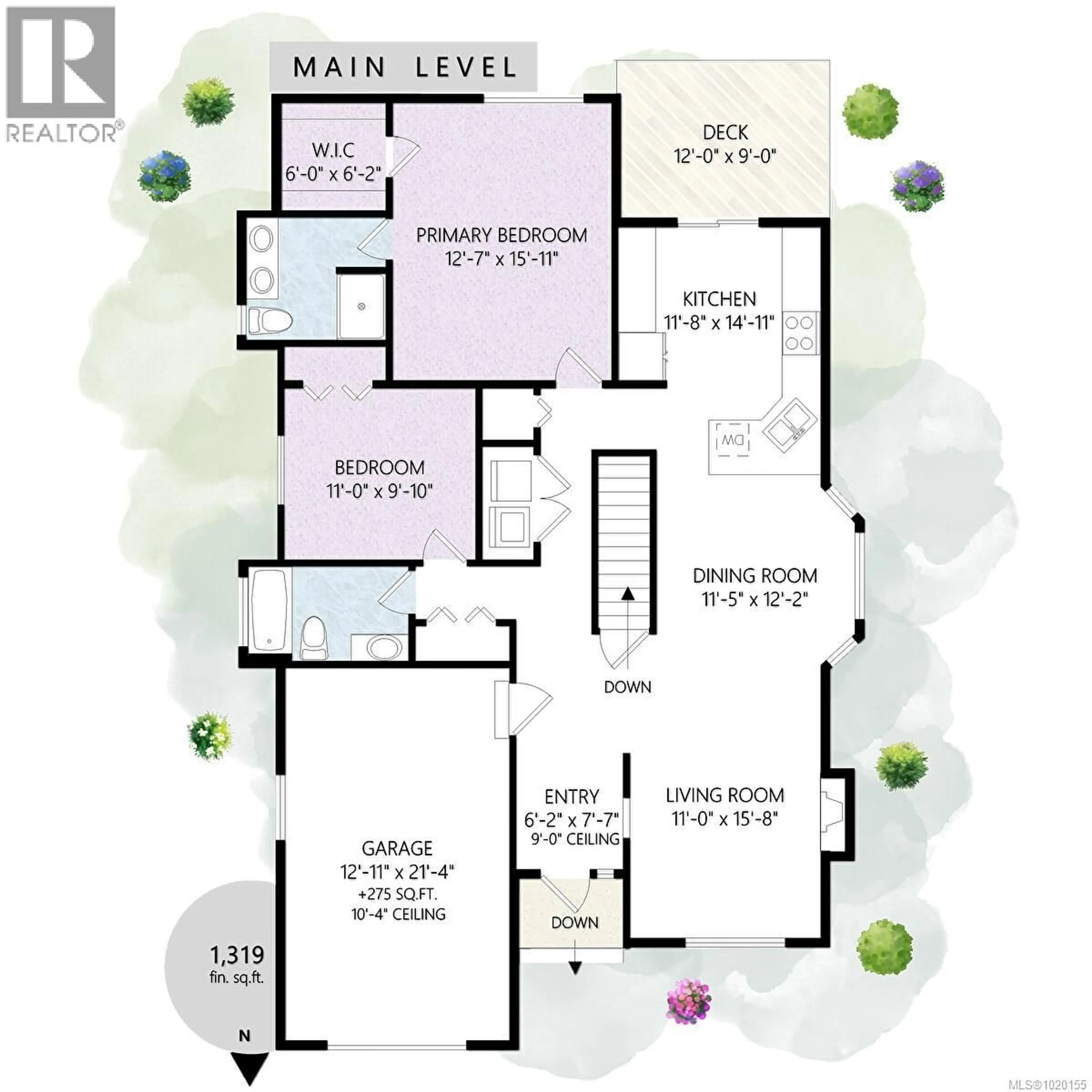 Floor plan for 6 - 5315 MILLER ROAD, Duncan British Columbia V9L0B6
