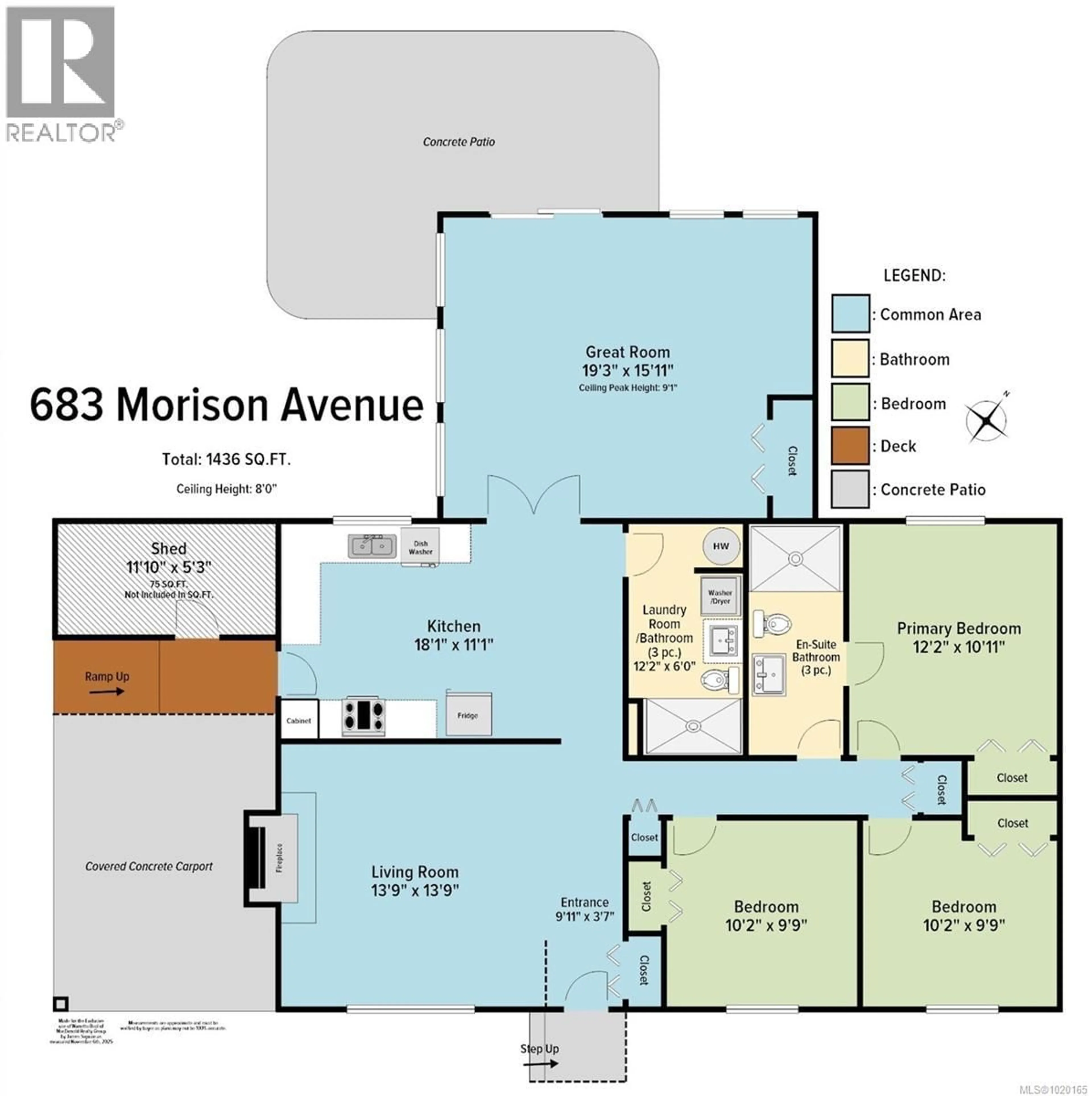 Floor plan for 683 MORISON AVENUE, Parksville British Columbia V9P1G4