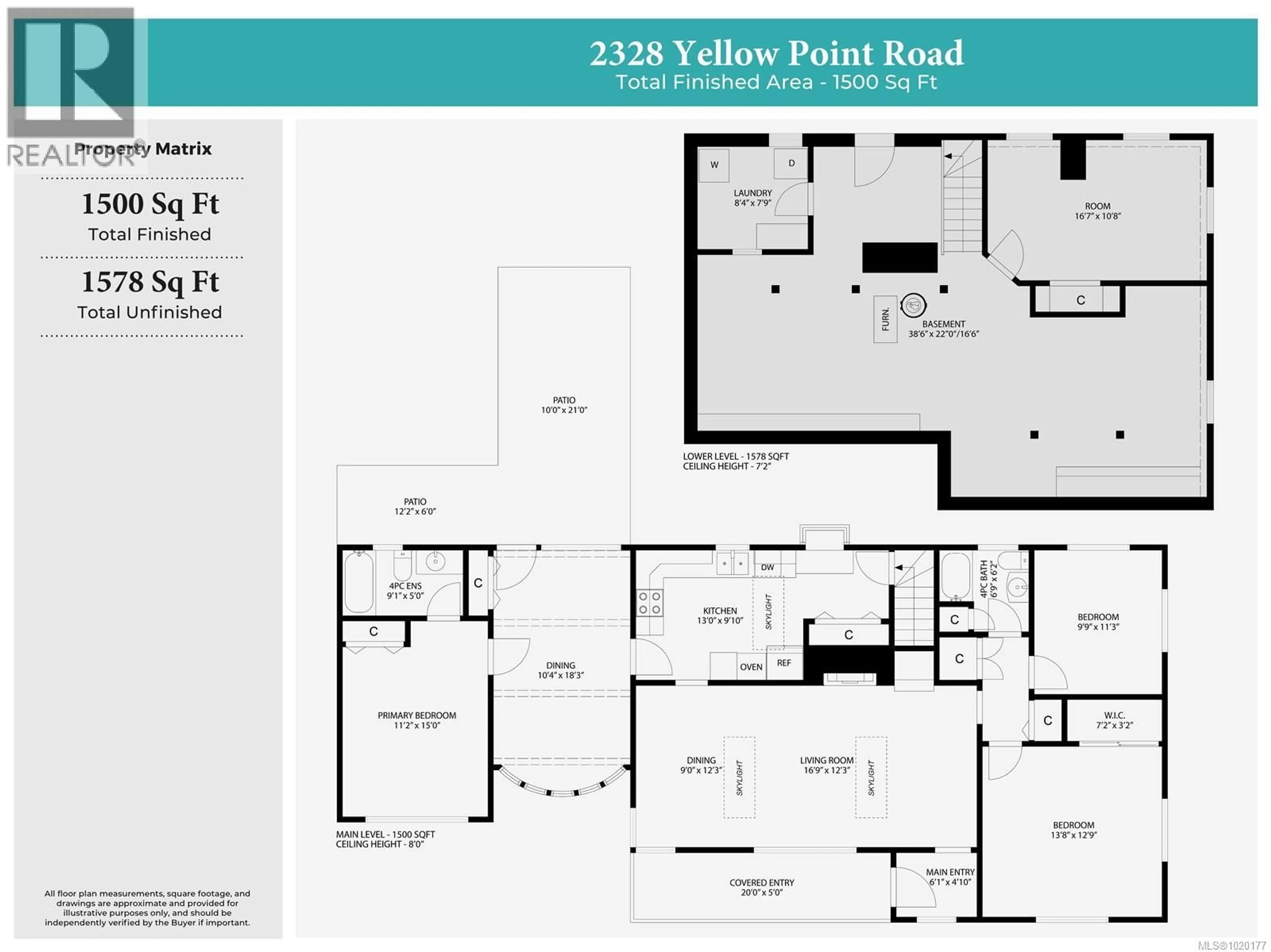 Floor plan for 2328 YELLOW POINT ROAD, Nanaimo British Columbia V9X1W5
