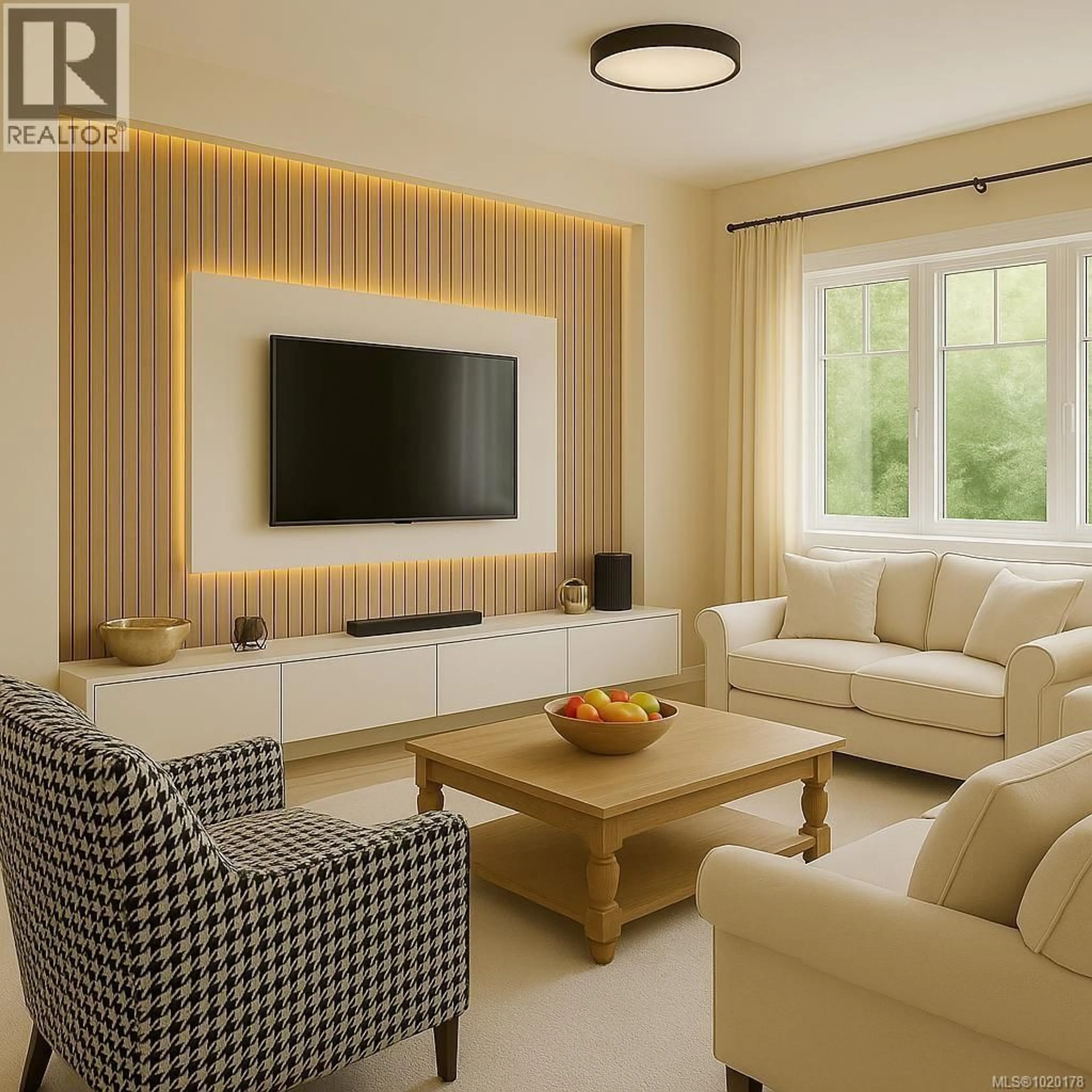 Living room with furniture, wood/laminate floor for 3 - 621 BROADWAY STREET, Saanich British Columbia V8Z2G5