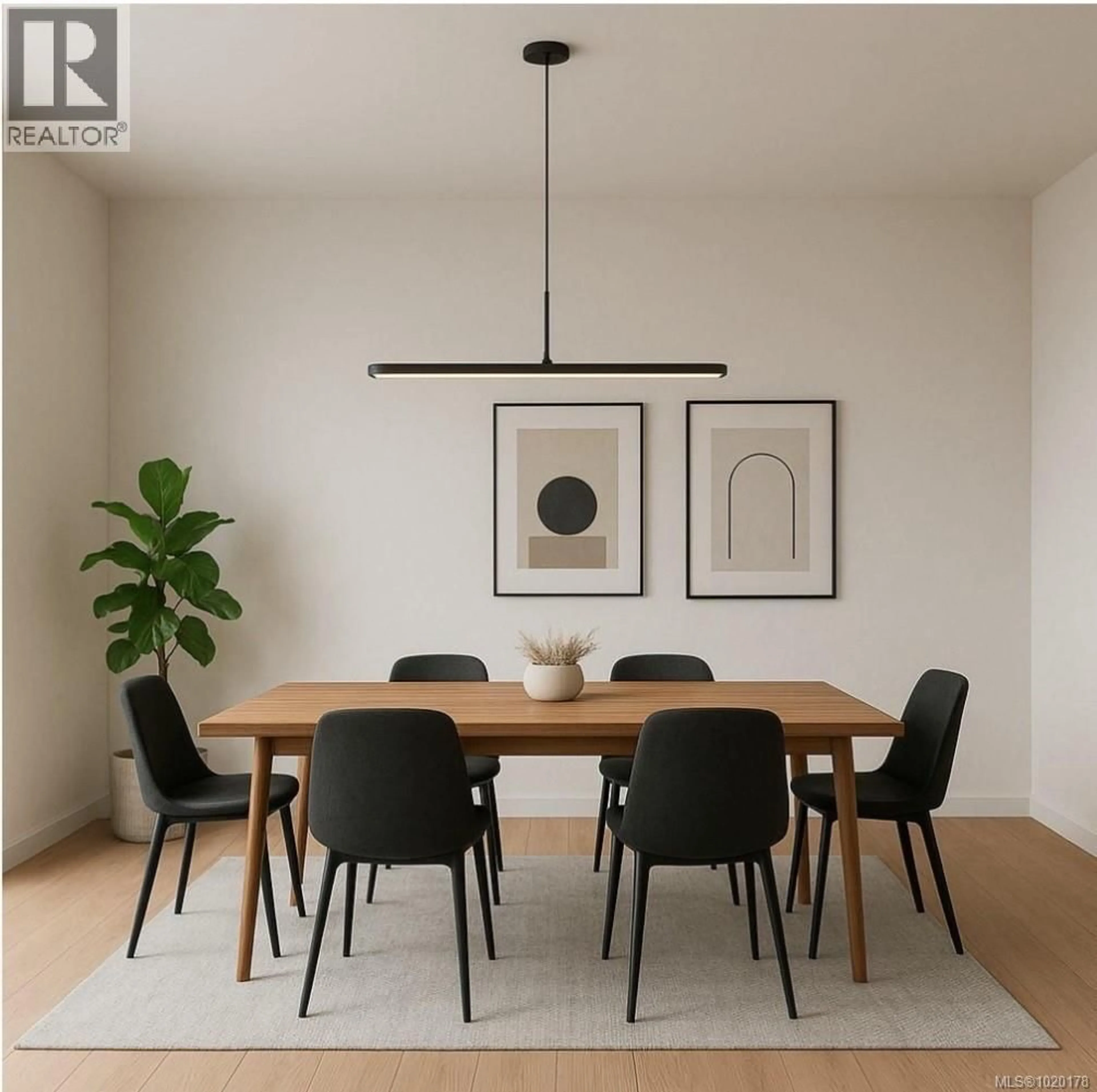 Dining room, wood/laminate floor for 3 - 621 BROADWAY STREET, Saanich British Columbia V8Z2G5