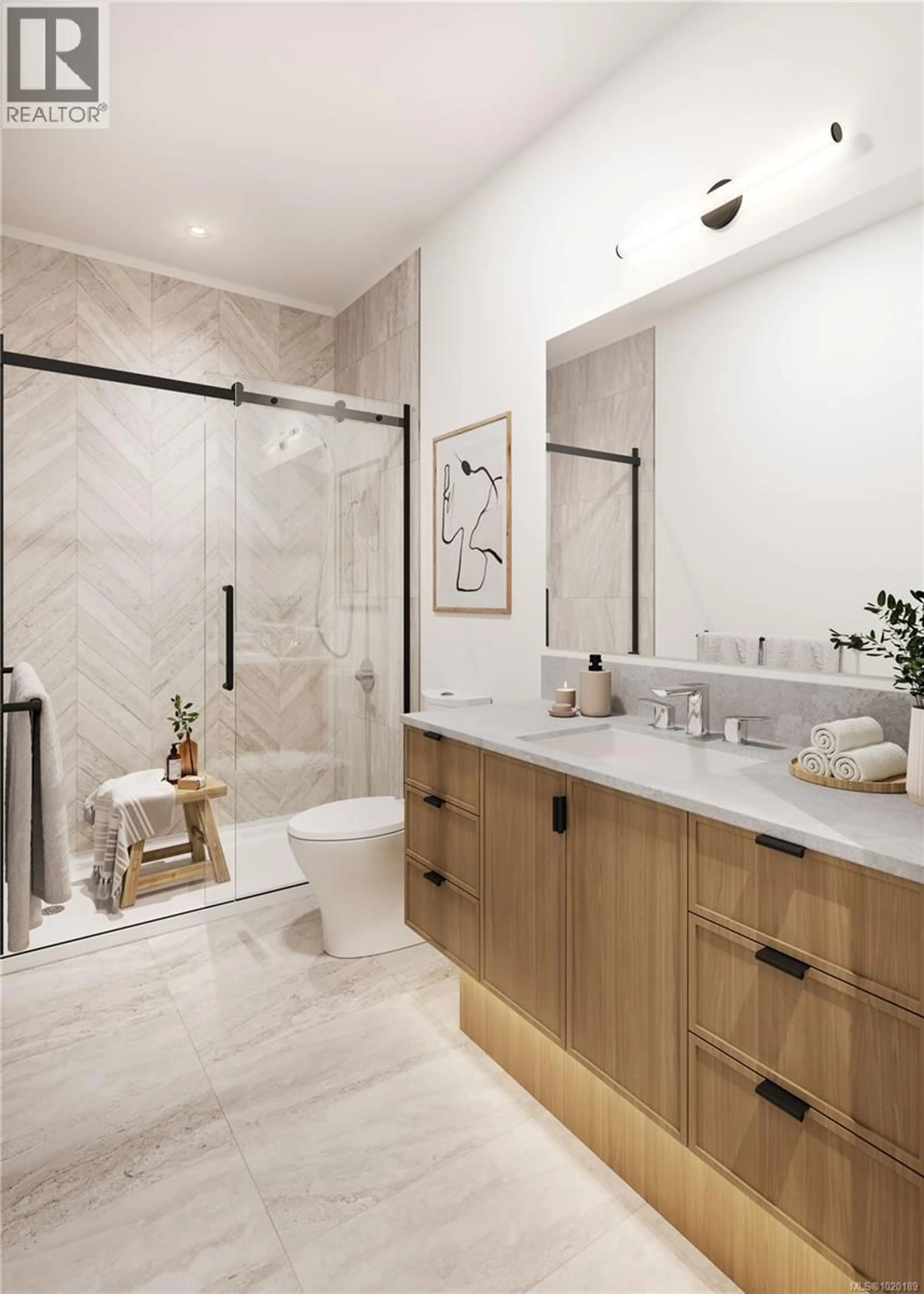 Contemporary bathroom, ceramic/tile floor for 102 - 3226 SHELBOURNE STREET, Saanich British Columbia V8P5G8