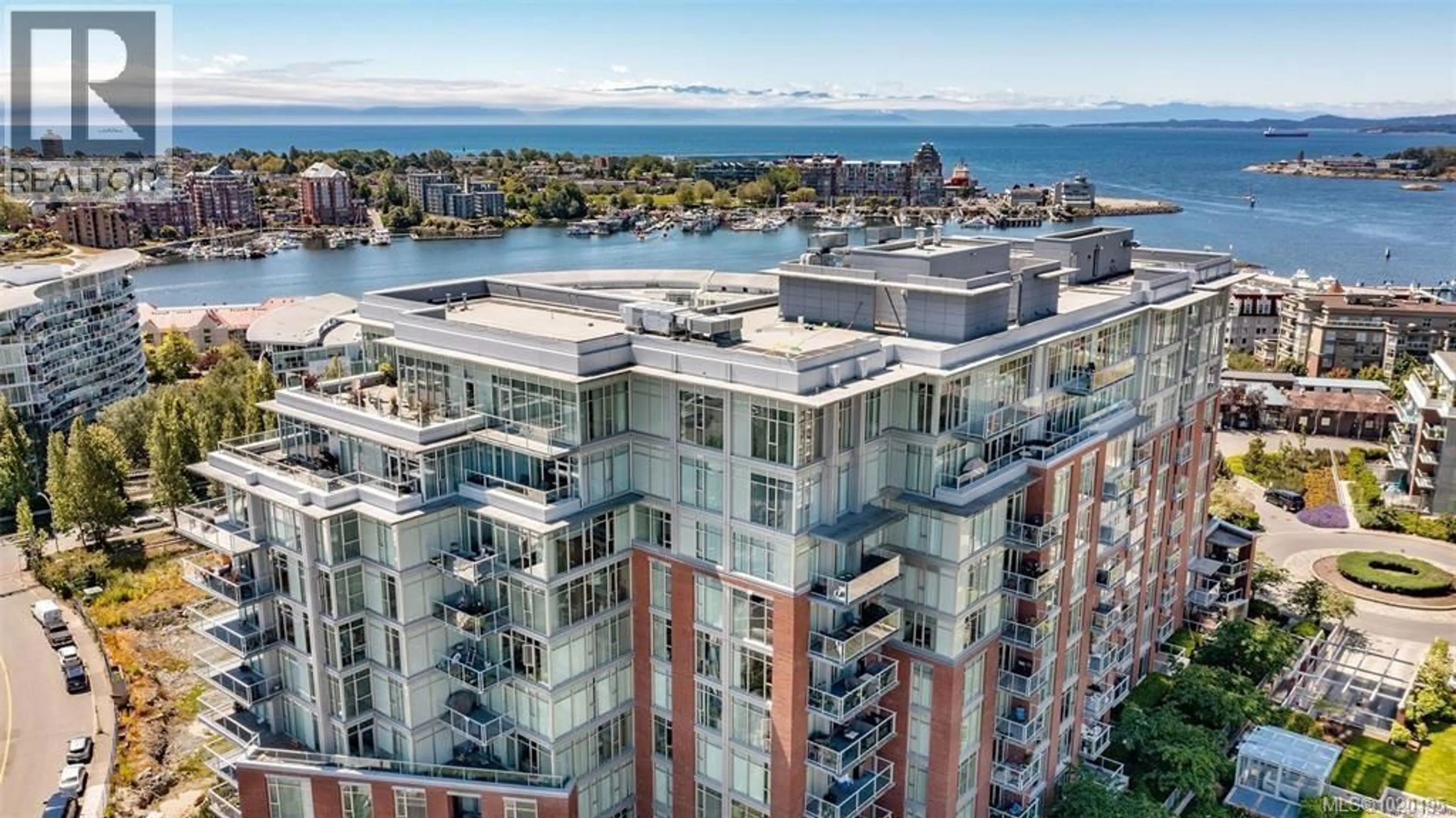 A pic from outside/outdoor area/front of a property/back of a property/a pic from drone, water/lake/river/ocean view for 213 - 100 SAGHALIE ROAD, Victoria British Columbia V9A0A1