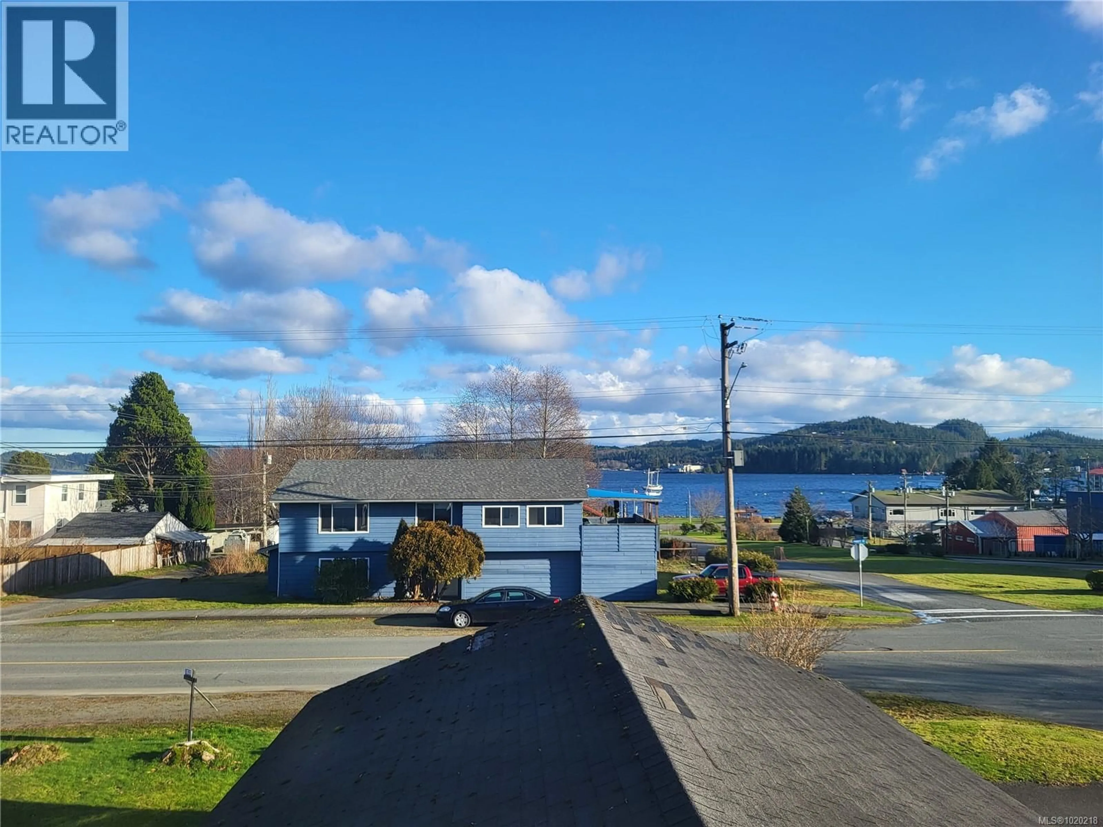 A pic from outside/outdoor area/front of a property/back of a property/a pic from drone, water/lake/river/ocean view for 8810 DOUGLAS STREET, Port Hardy British Columbia V0N2P0